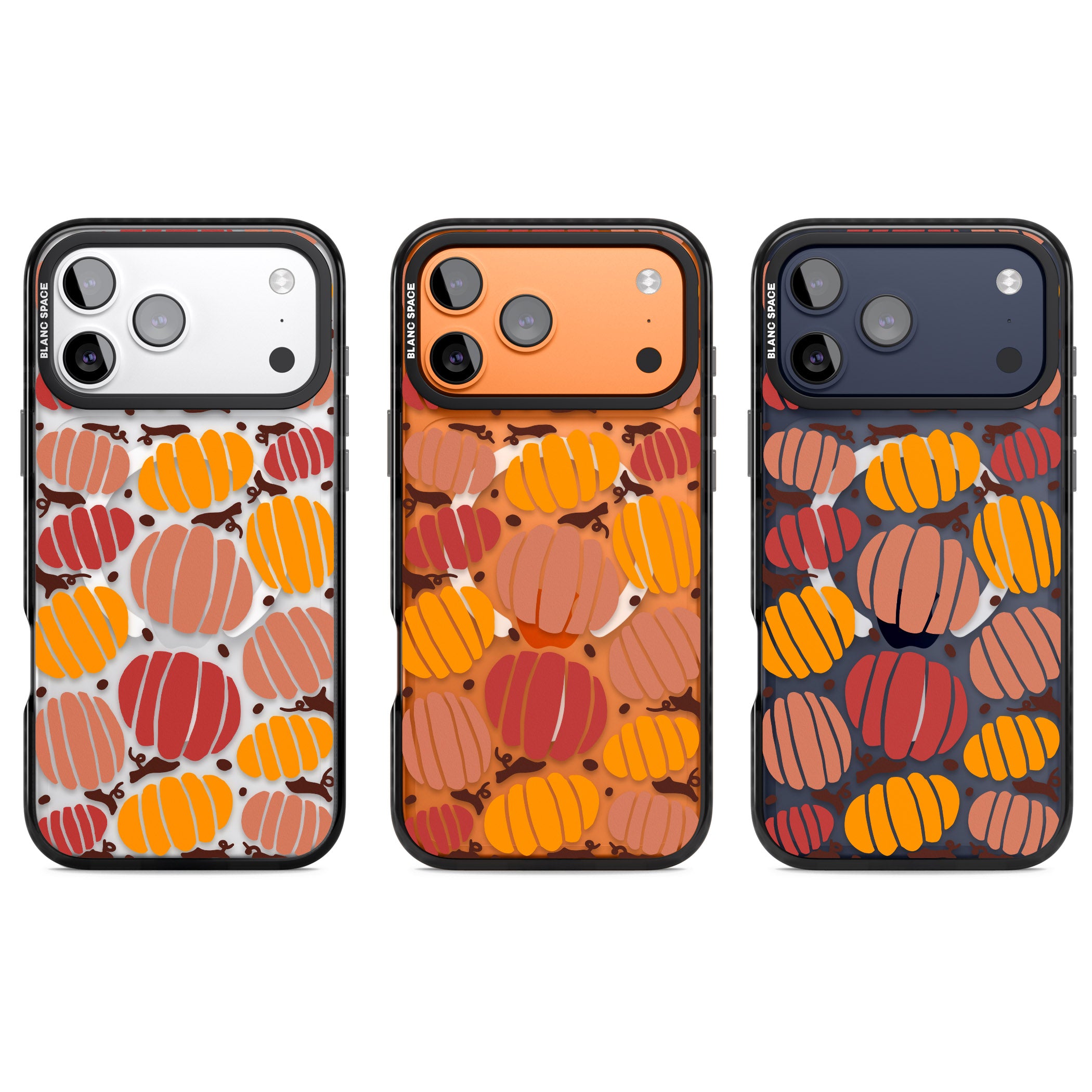 Autumn Pumpkin Patch iPhone 17 Pro Impact Pro Black Phone Case APT Impact Protection