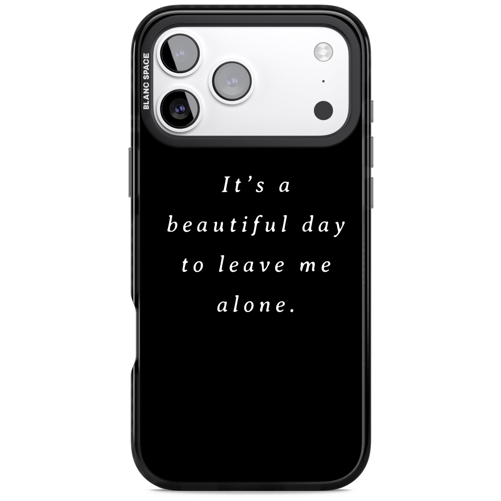 Beautiful Day Quote iPhone 17 Pro Impact Pro Black Phone Case