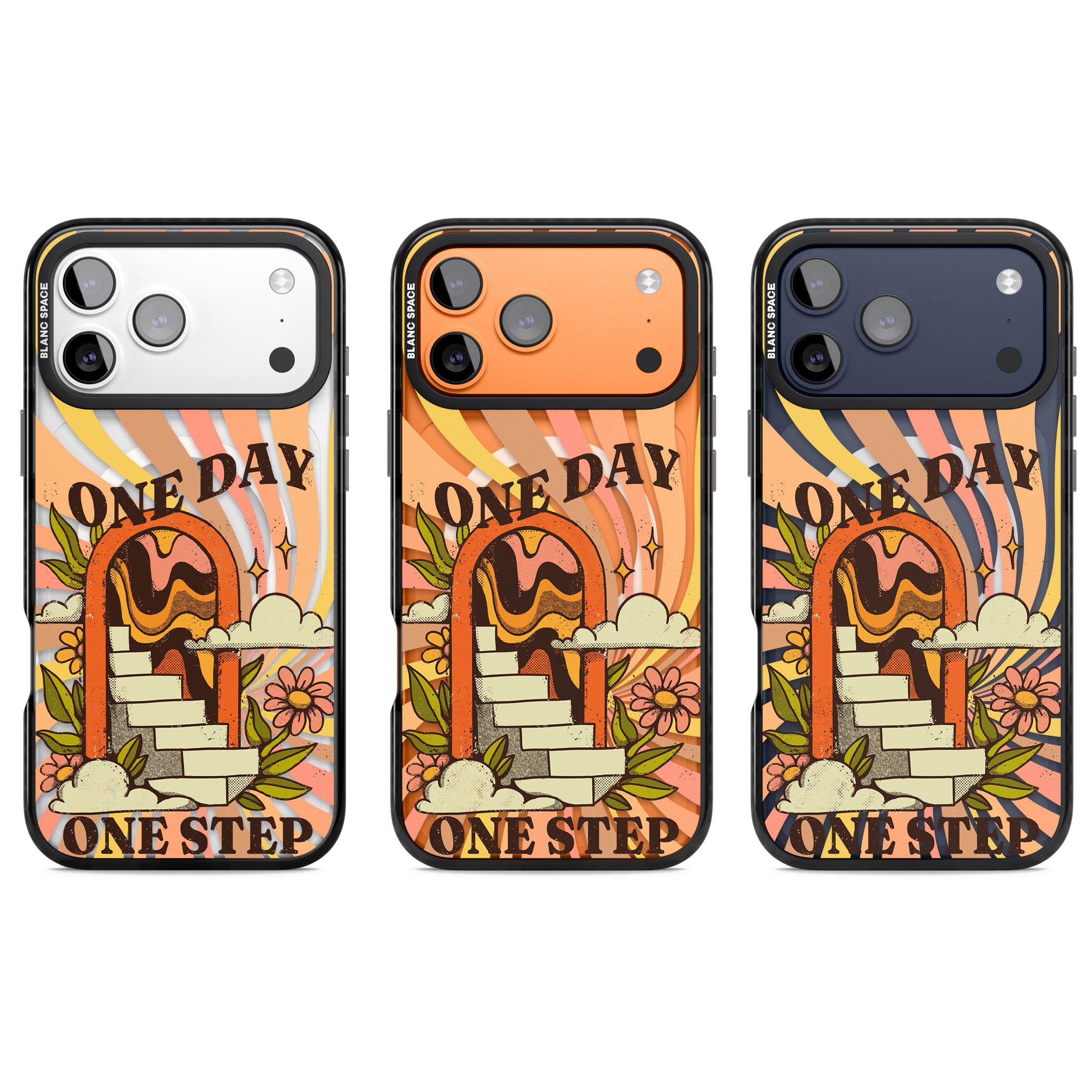 One Day One Step iPhone 17 Pro Impact Pro Black Phone Case APT Impact Protection