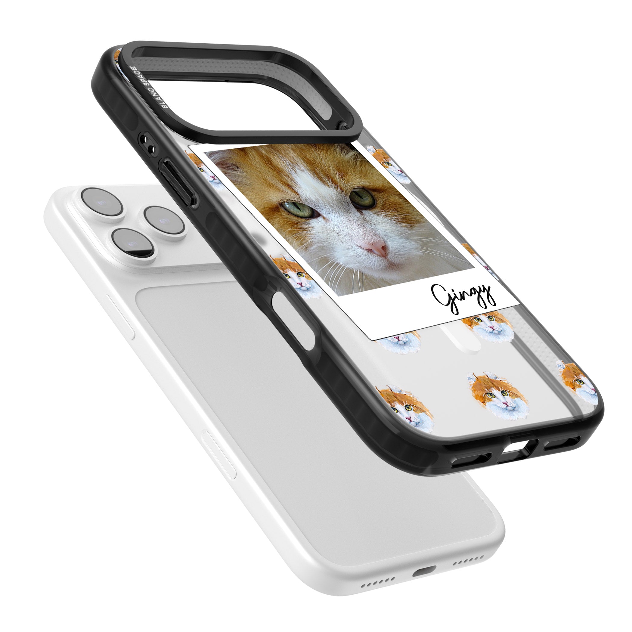 Personalised American Curl Photo iPhone 17 Pro Impact Pro Black Phone Case Colours