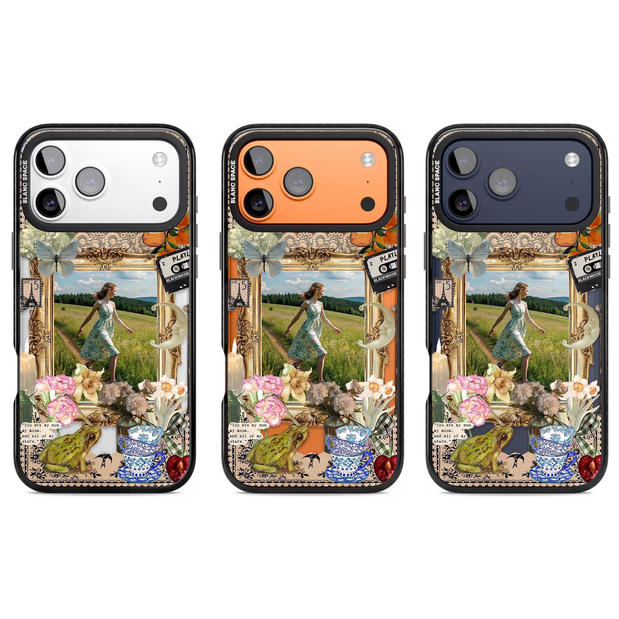 Personalised Country Collage Frame iPhone 17 Pro Impact Pro Black Phone Case APT Impact Protection