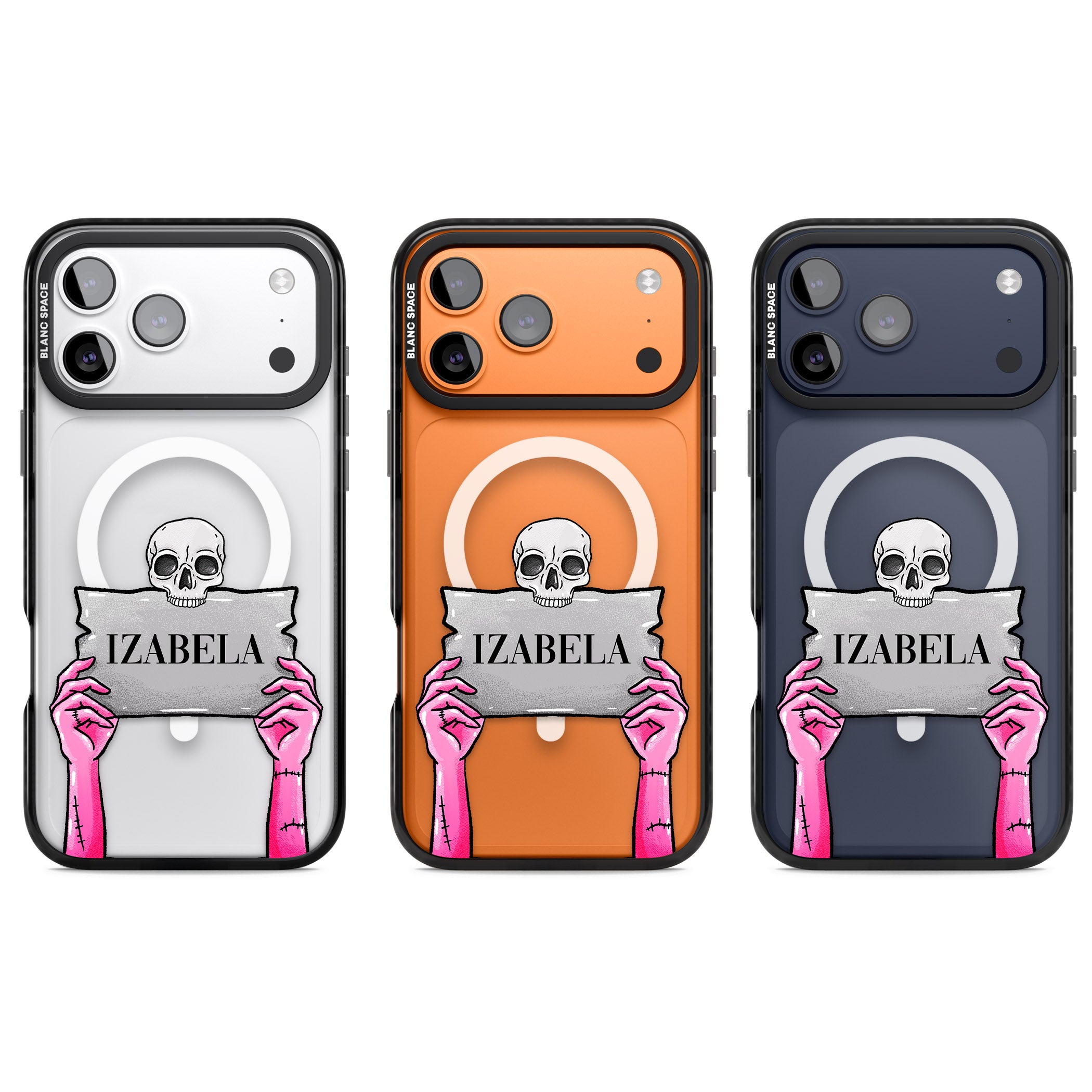 Personalised Grave Plaque iPhone 17 Pro Impact Pro Black Phone Case APT Impact Protection