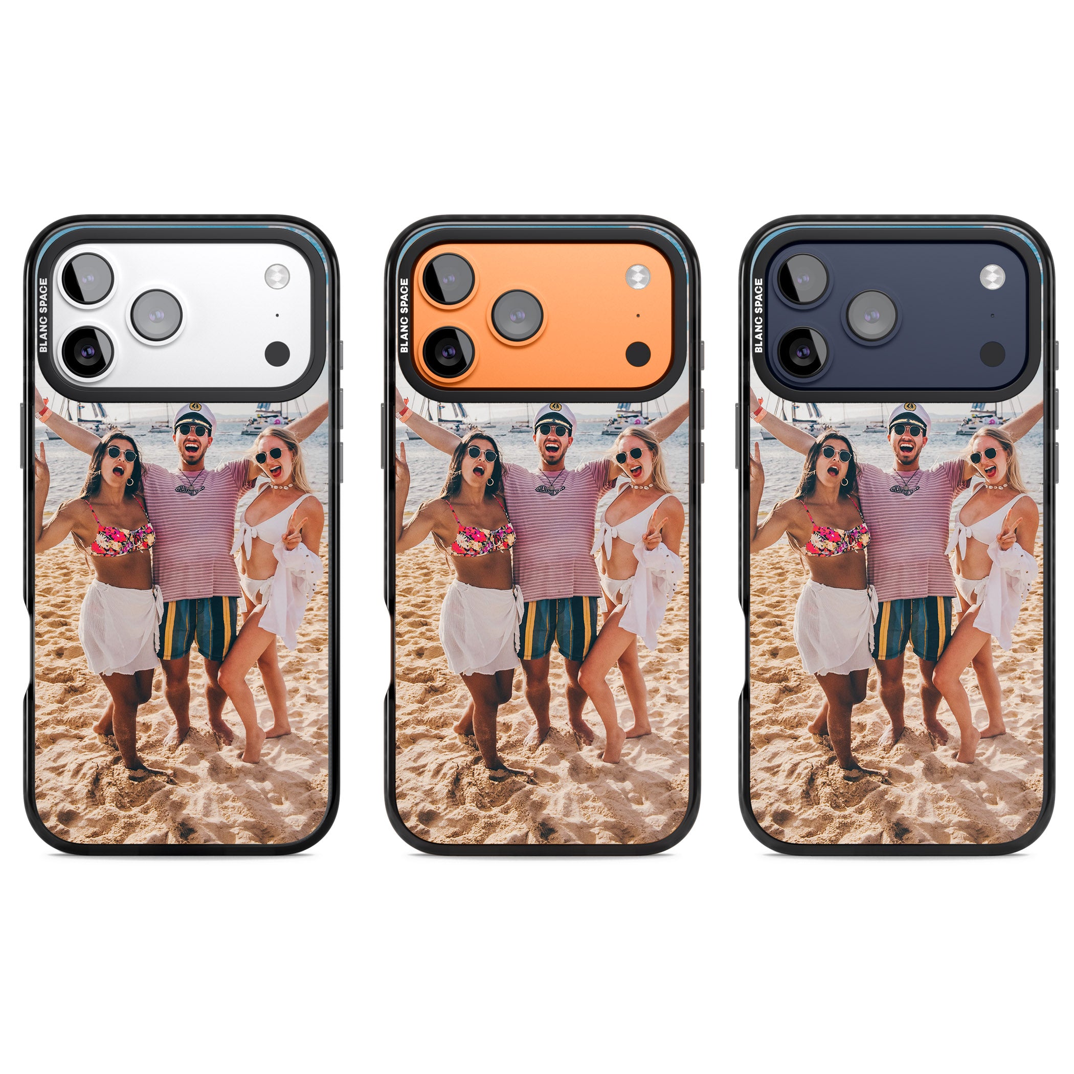Personalised Photo iPhone 17 Pro Impact Pro Black Phone Case APT Impact Protection