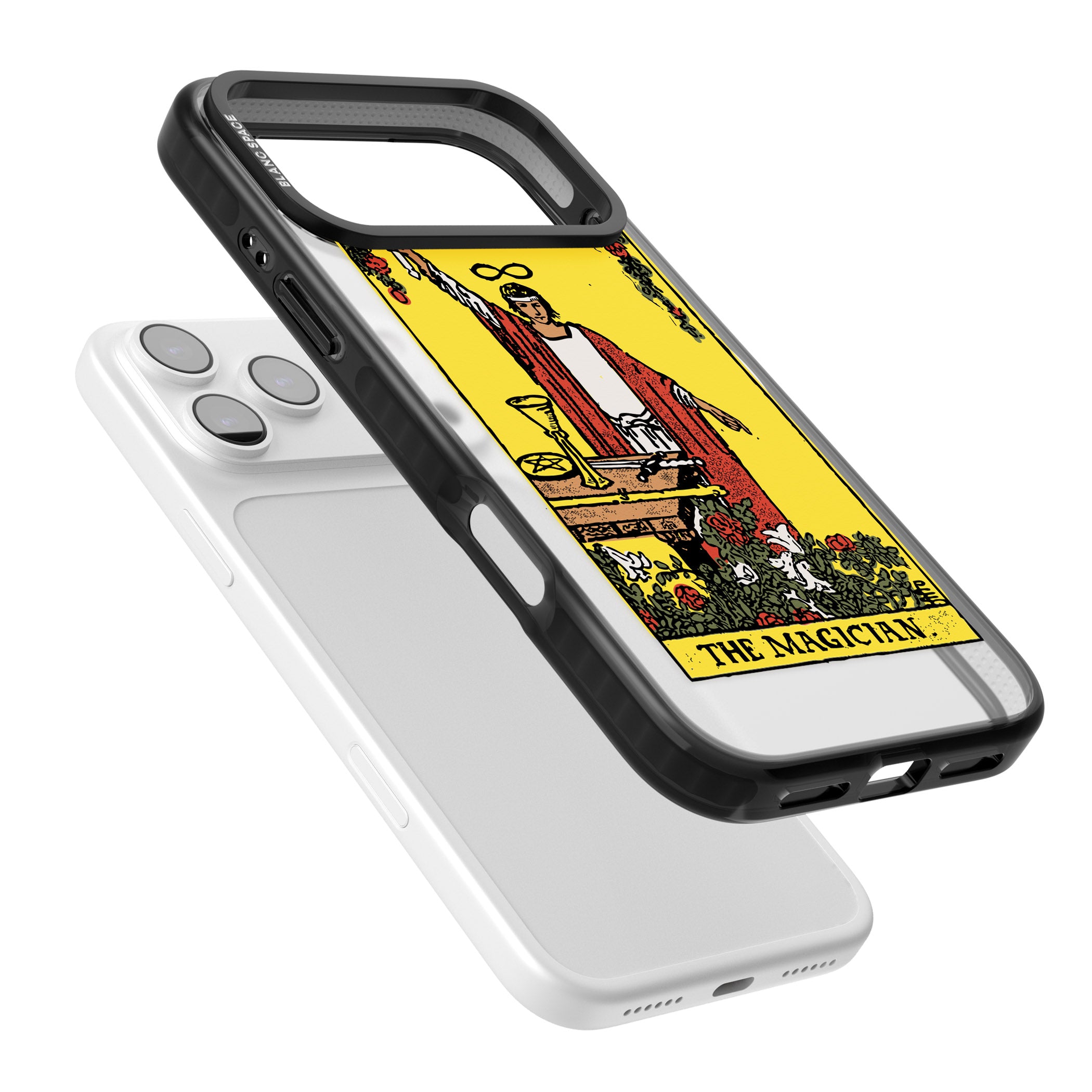 Personalised The Magician Tarot Card (Color) iPhone 17 Pro Impact Pro Black Phone Case Colours