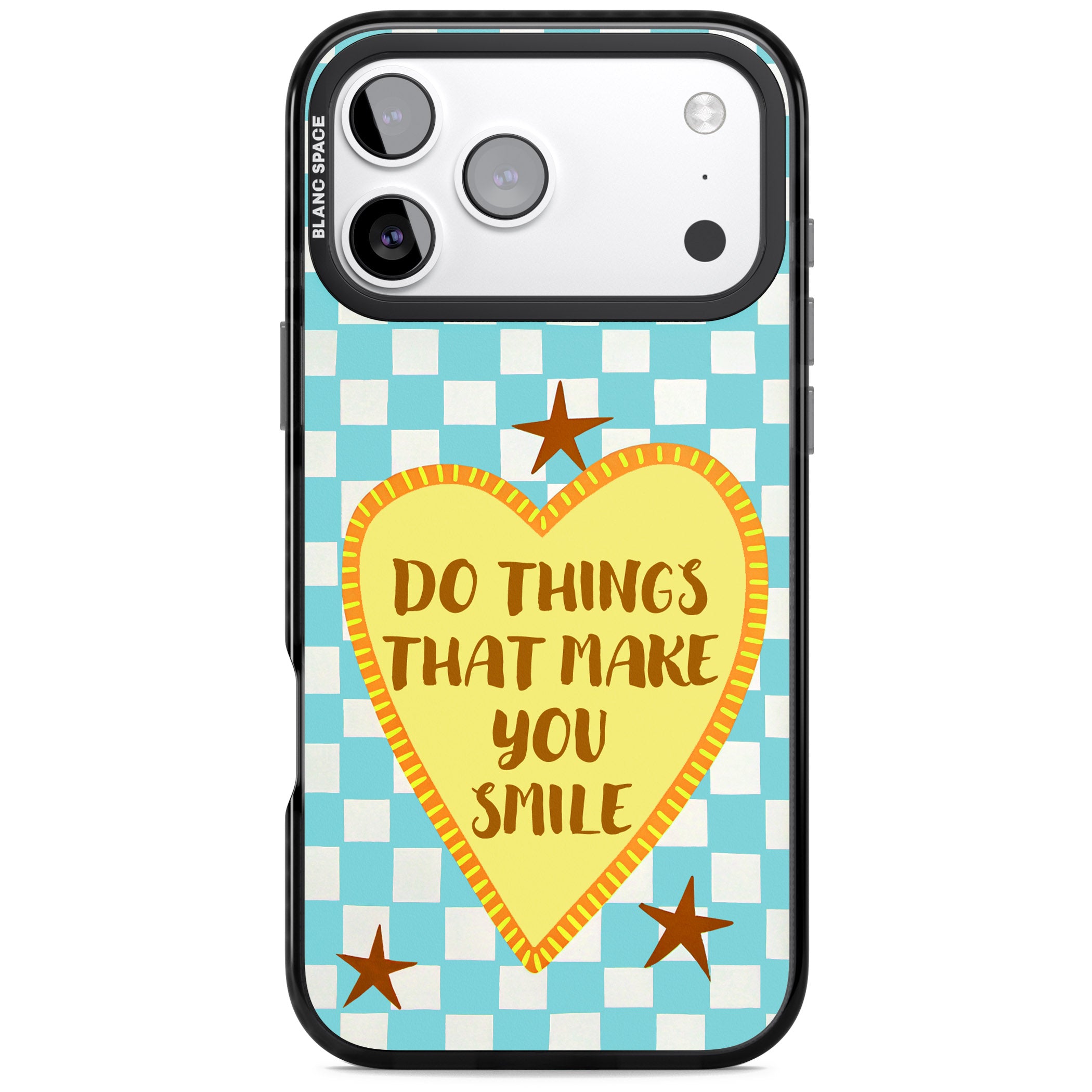 Do Things That Make You Smile iPhone 17 Pro Impact Pro Black Phone Case