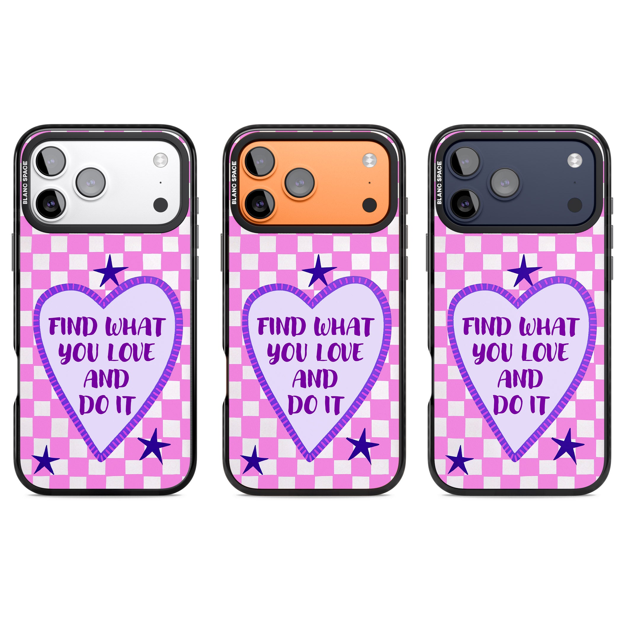 Find What You Love iPhone 17 Pro Impact Pro Black Phone Case APT Impact Protection