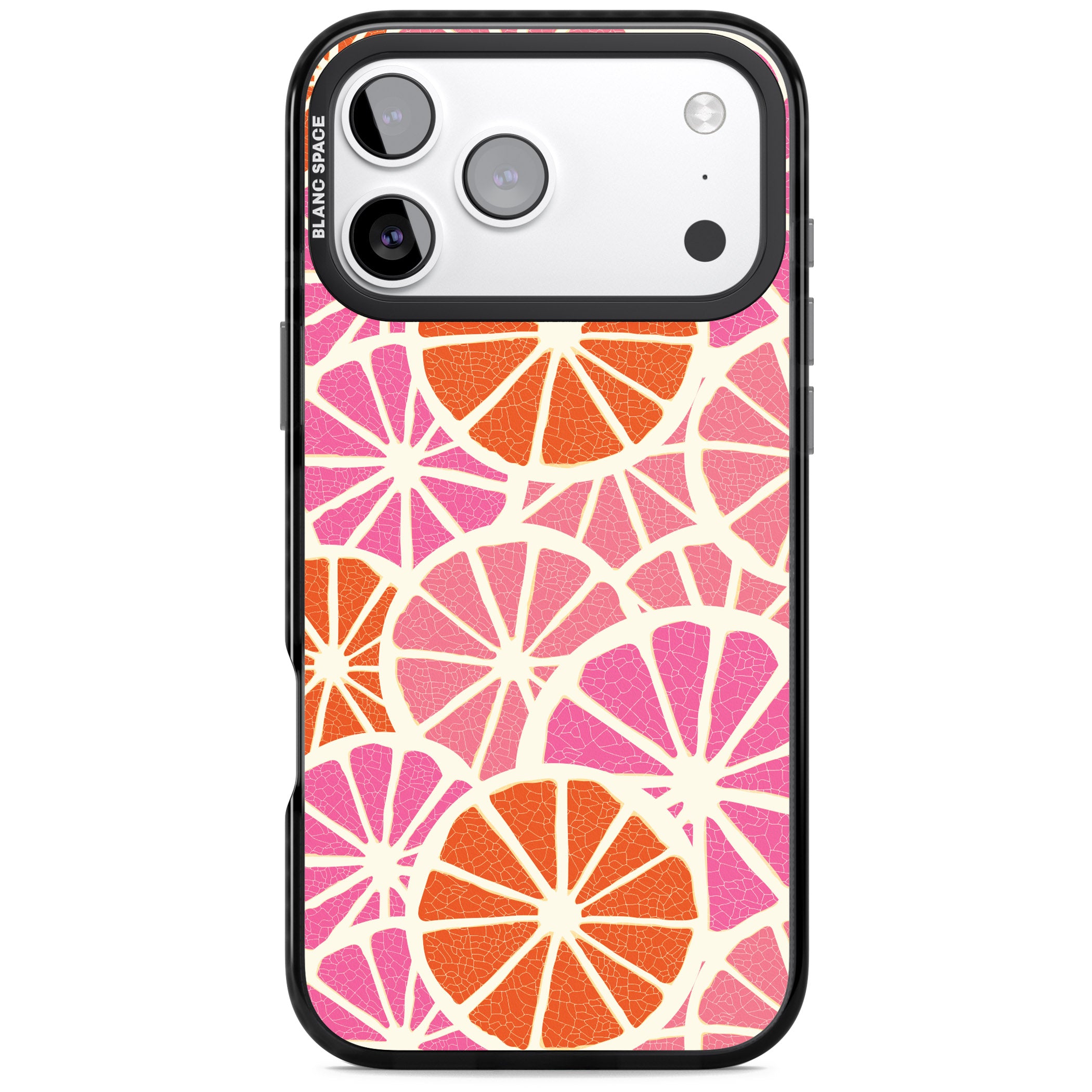 Citrus Slices iPhone 17 Pro Impact Pro Black Phone Case