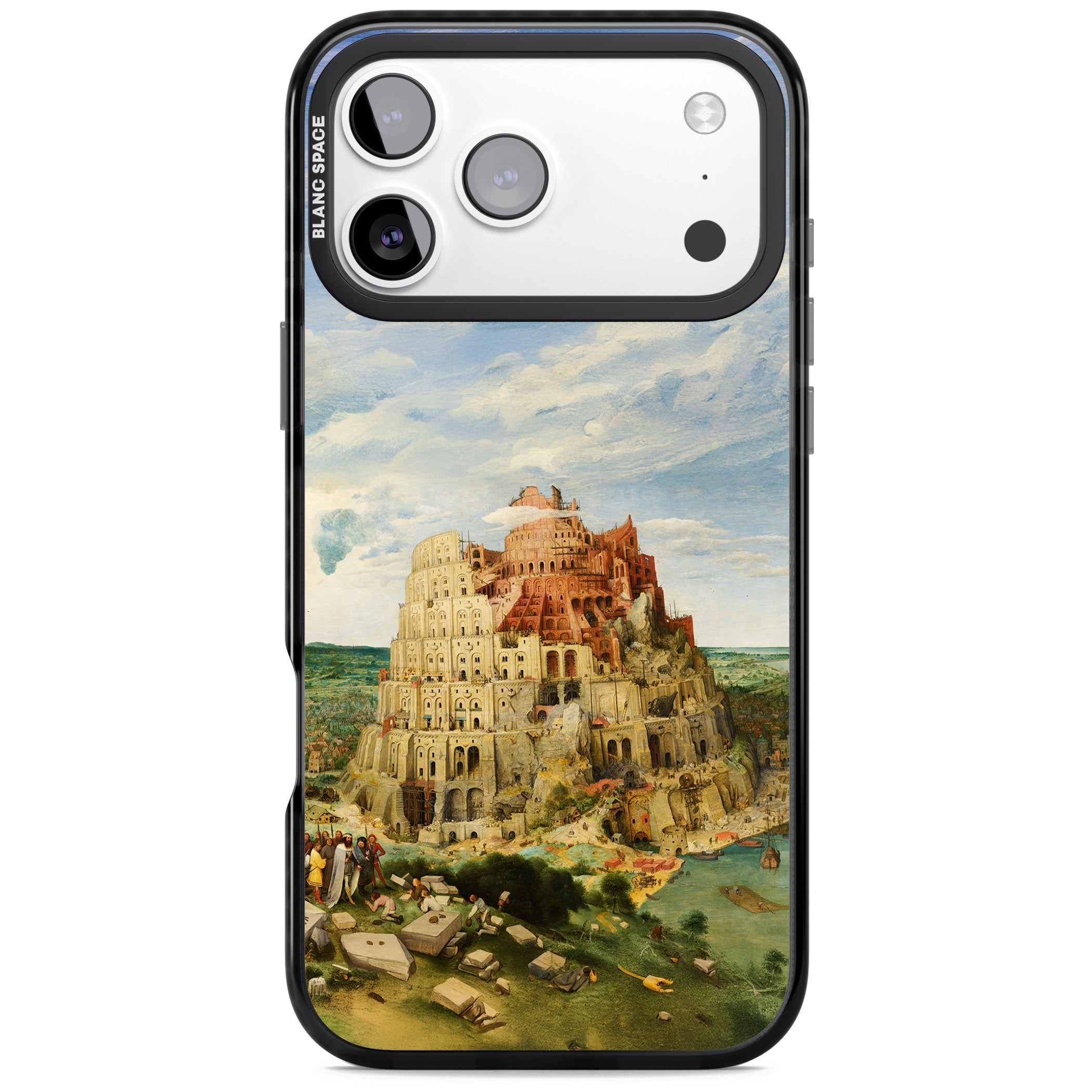 Tower Of Babel iPhone 17 Pro Impact Pro Black Phone Case