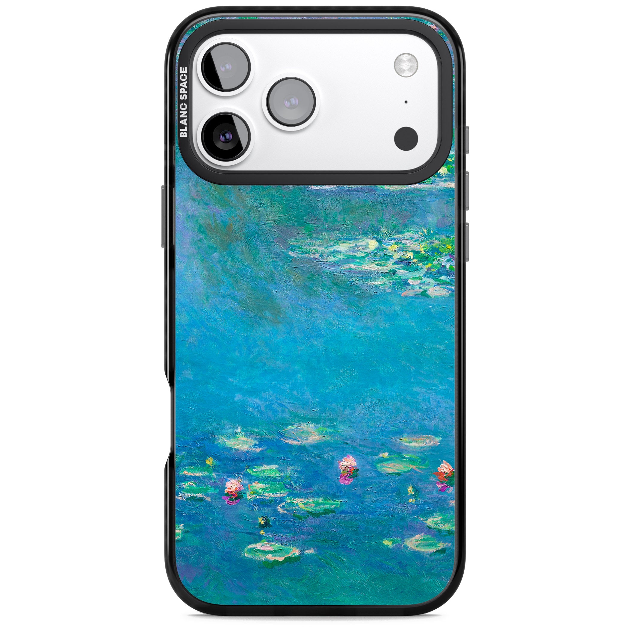 Water Lilies iPhone 17 Pro Impact Pro Black Phone Case