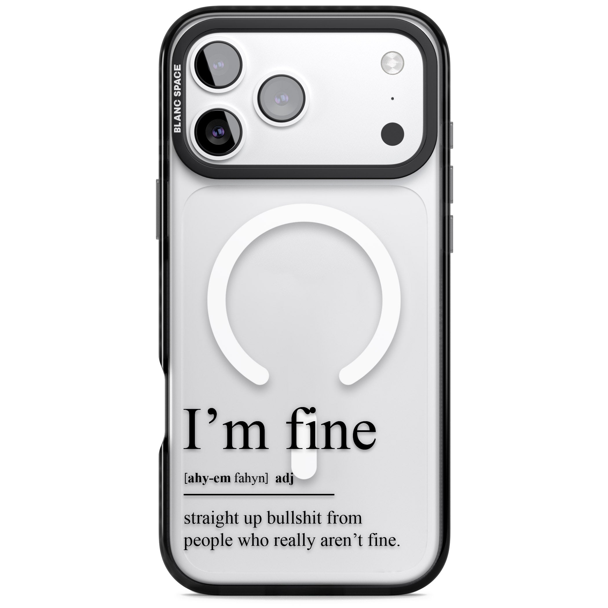 Im Fine iPhone 17 Pro Impact Pro Black Phone Case