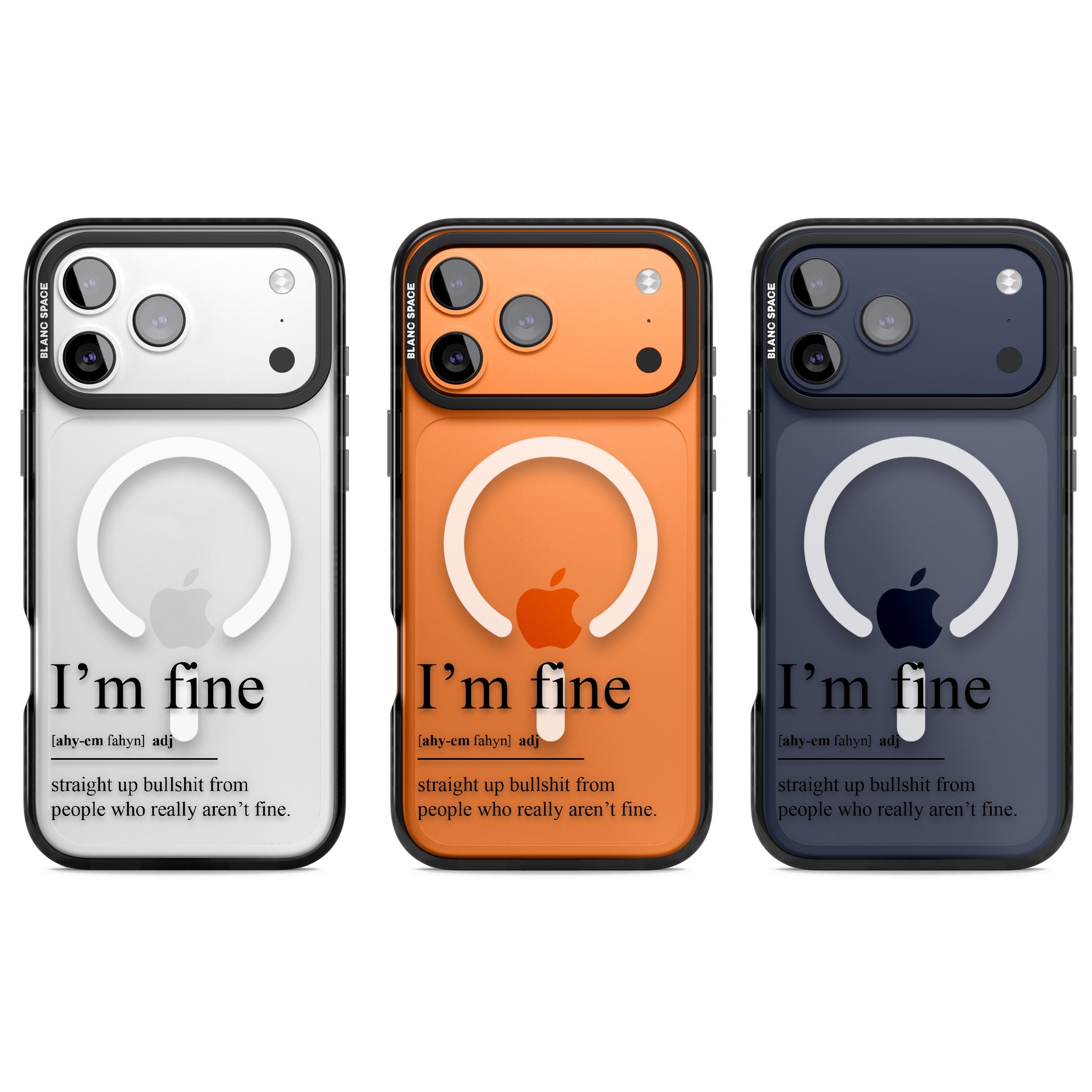 Im Fine iPhone 17 Pro Impact Pro Black Phone Case APT Impact Protection