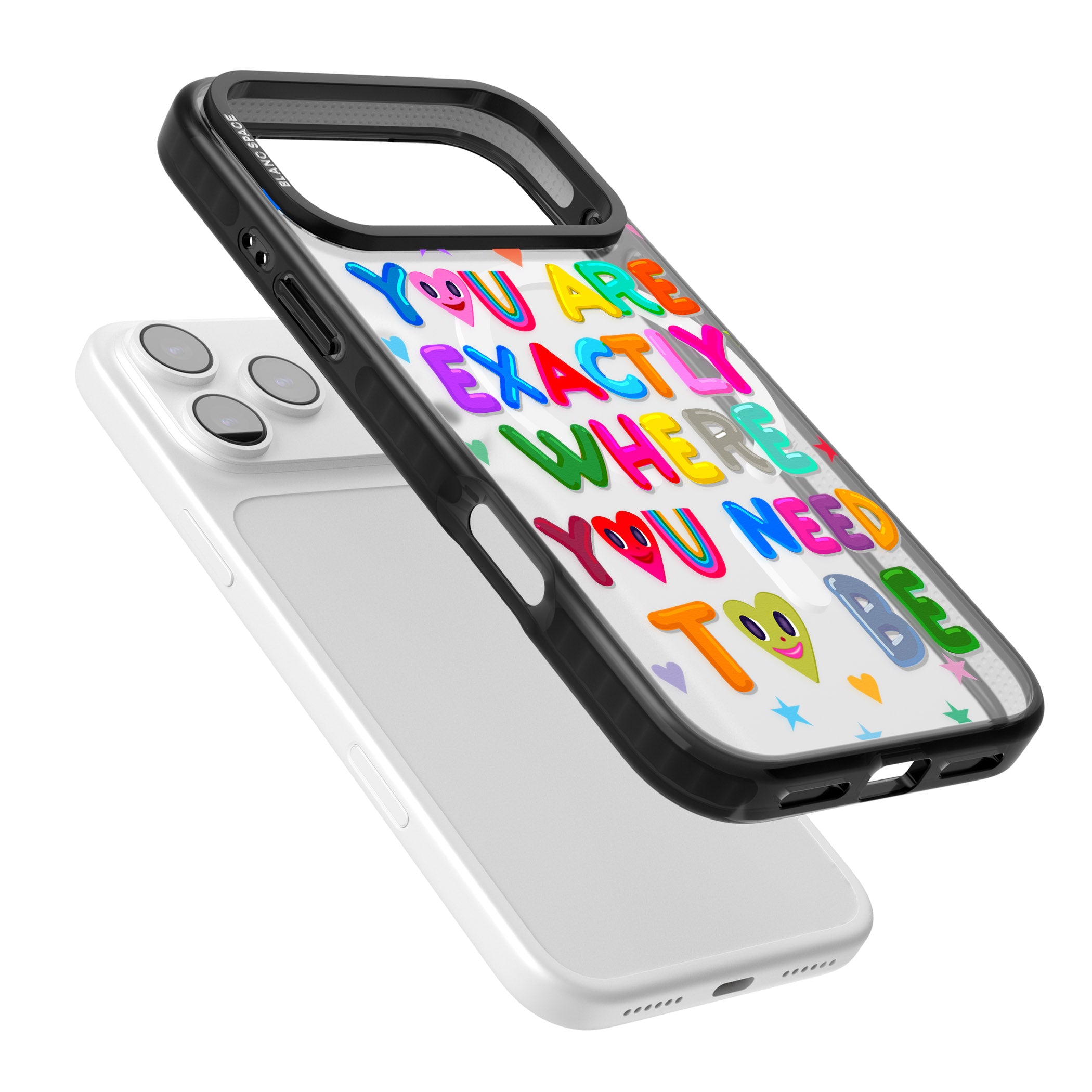 Exactly Where You Need To Be iPhone 17 Pro Impact Pro Black Phone Case Colours