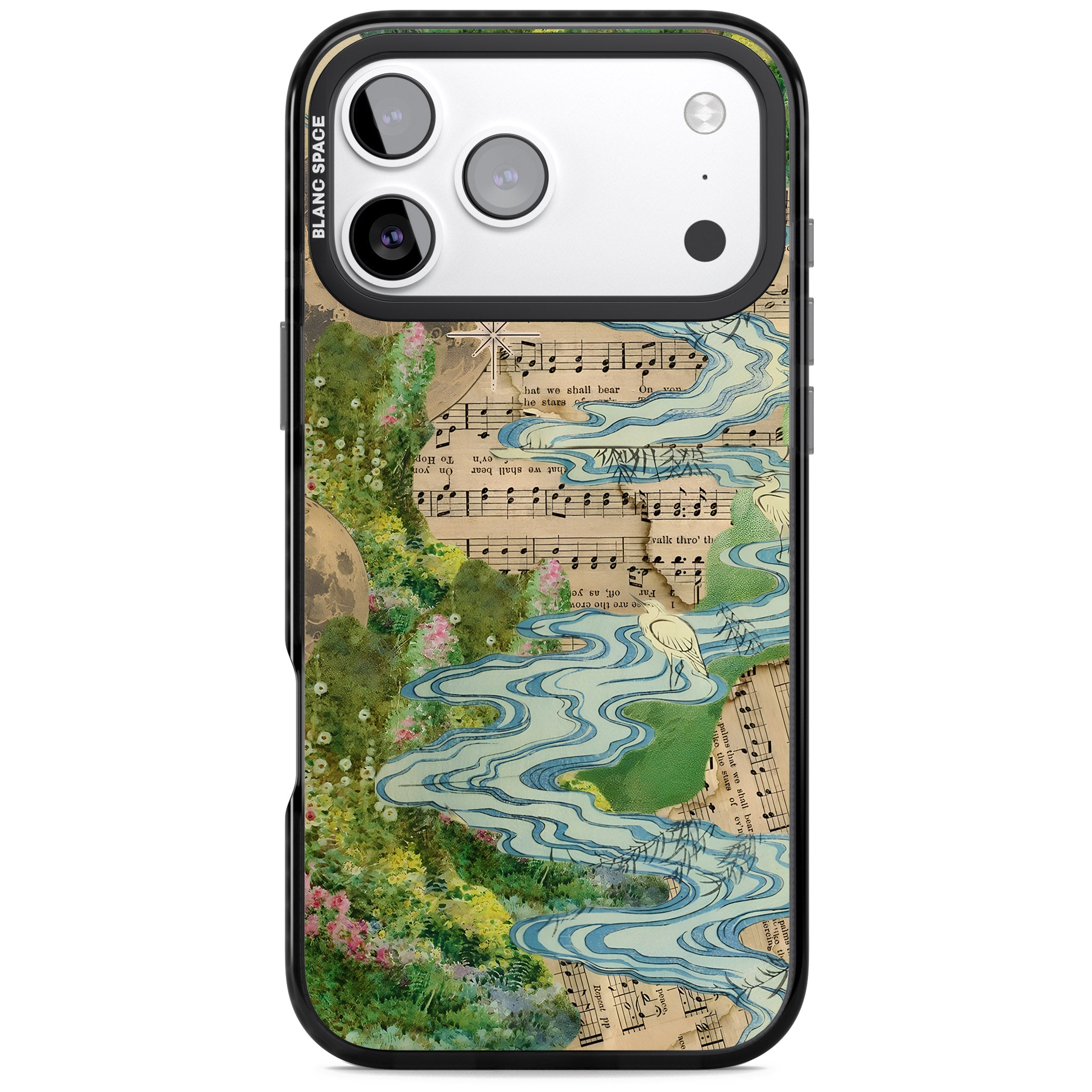Musical River iPhone 17 Pro Impact Pro Black Phone Case