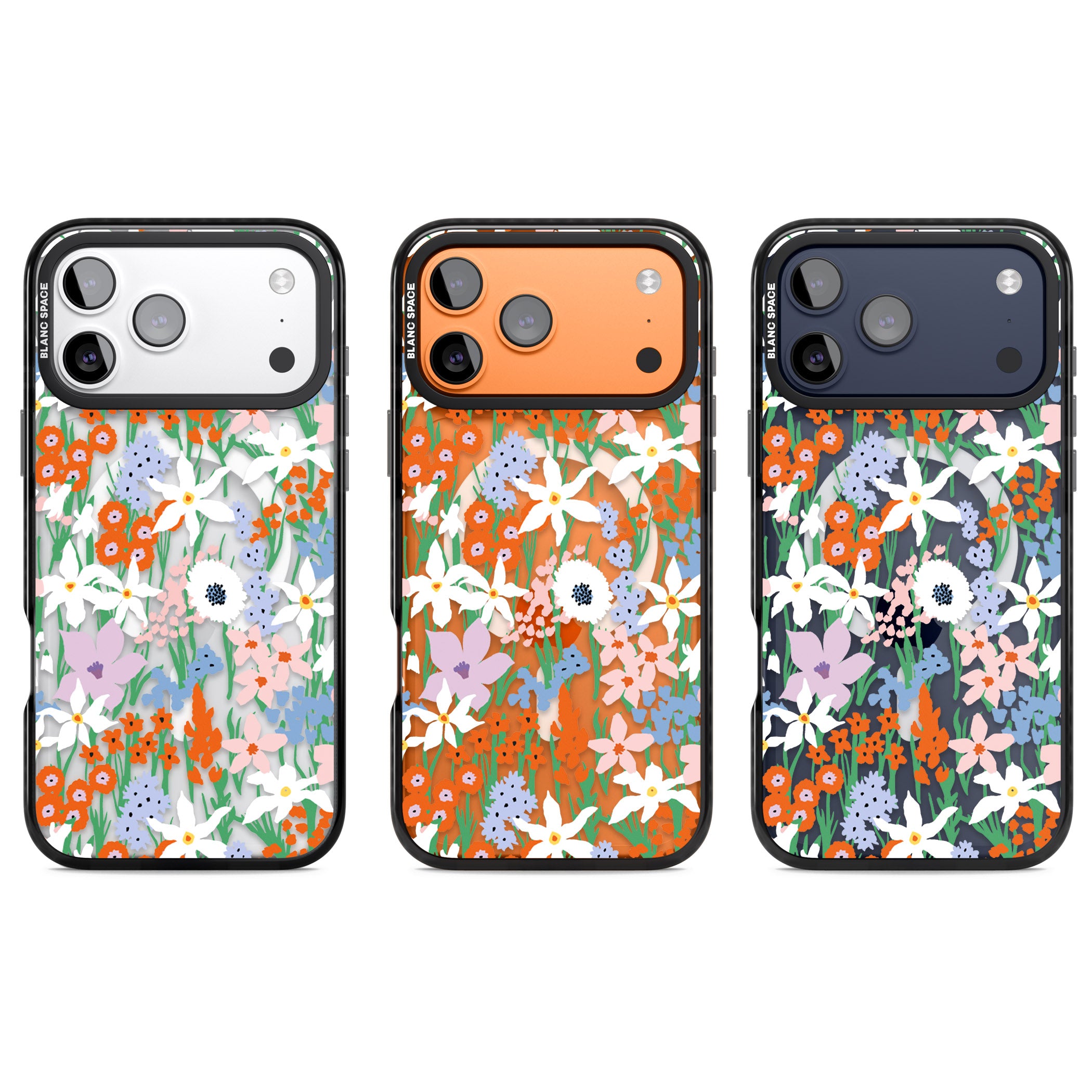 Floral Bouquet: Vibrant Blooms iPhone 17 Pro Impact Pro Black Phone Case APT Impact Protection