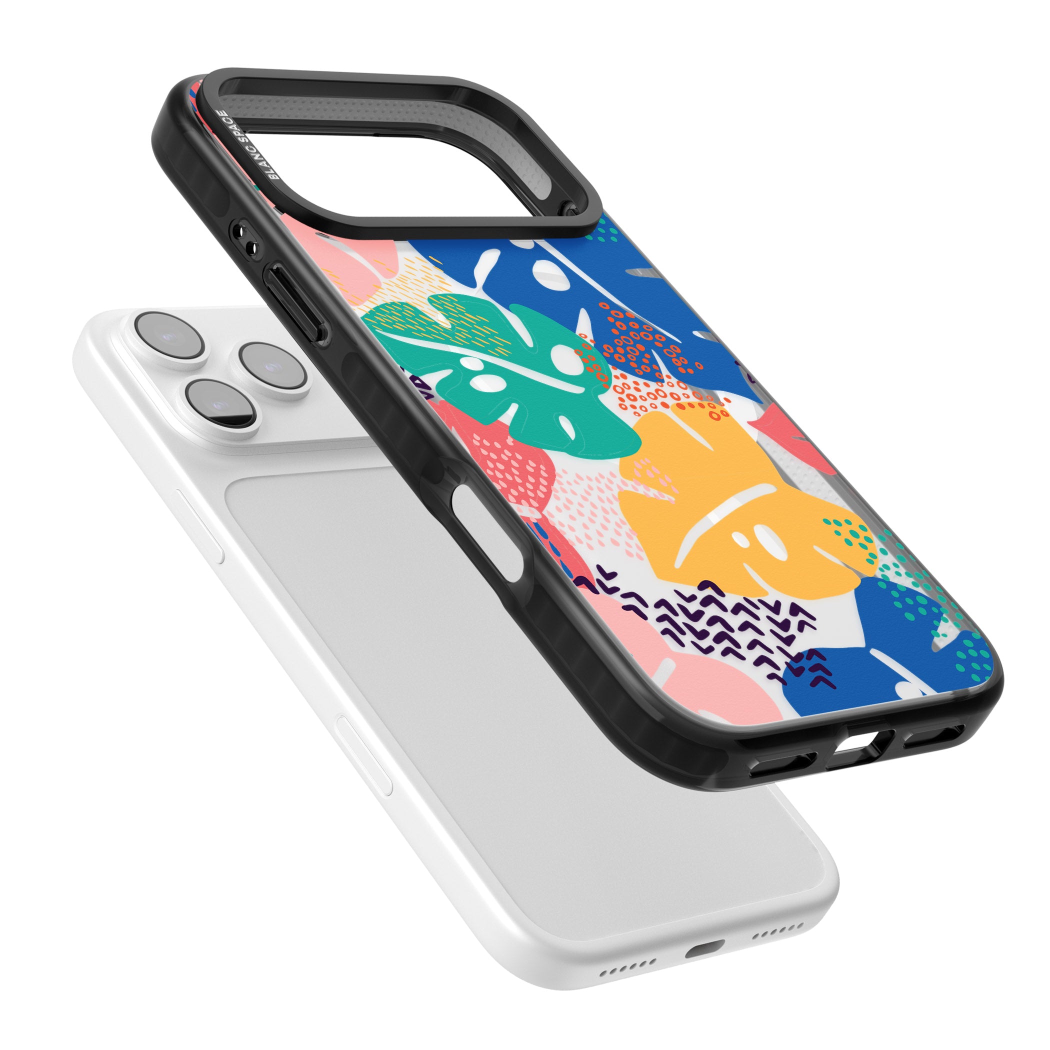 Vibrant Leaves iPhone 17 Pro Impact Pro Black Phone Case Colours