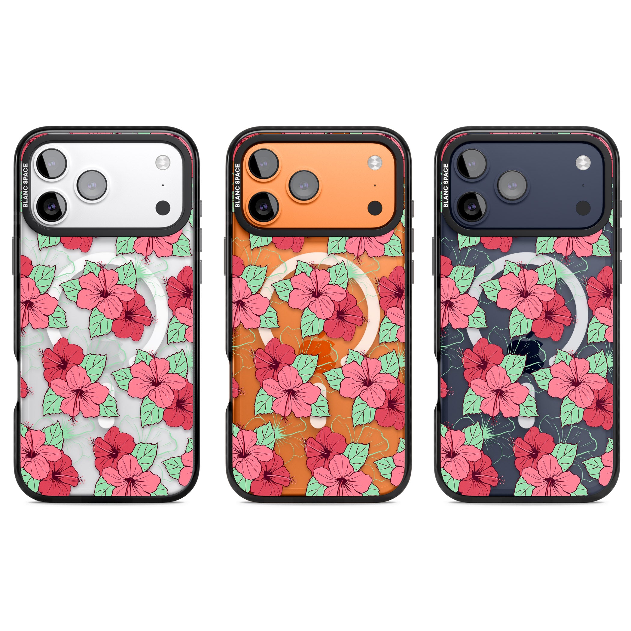 Pink Peony iPhone 17 Pro Impact Pro Black Phone Case APT Impact Protection