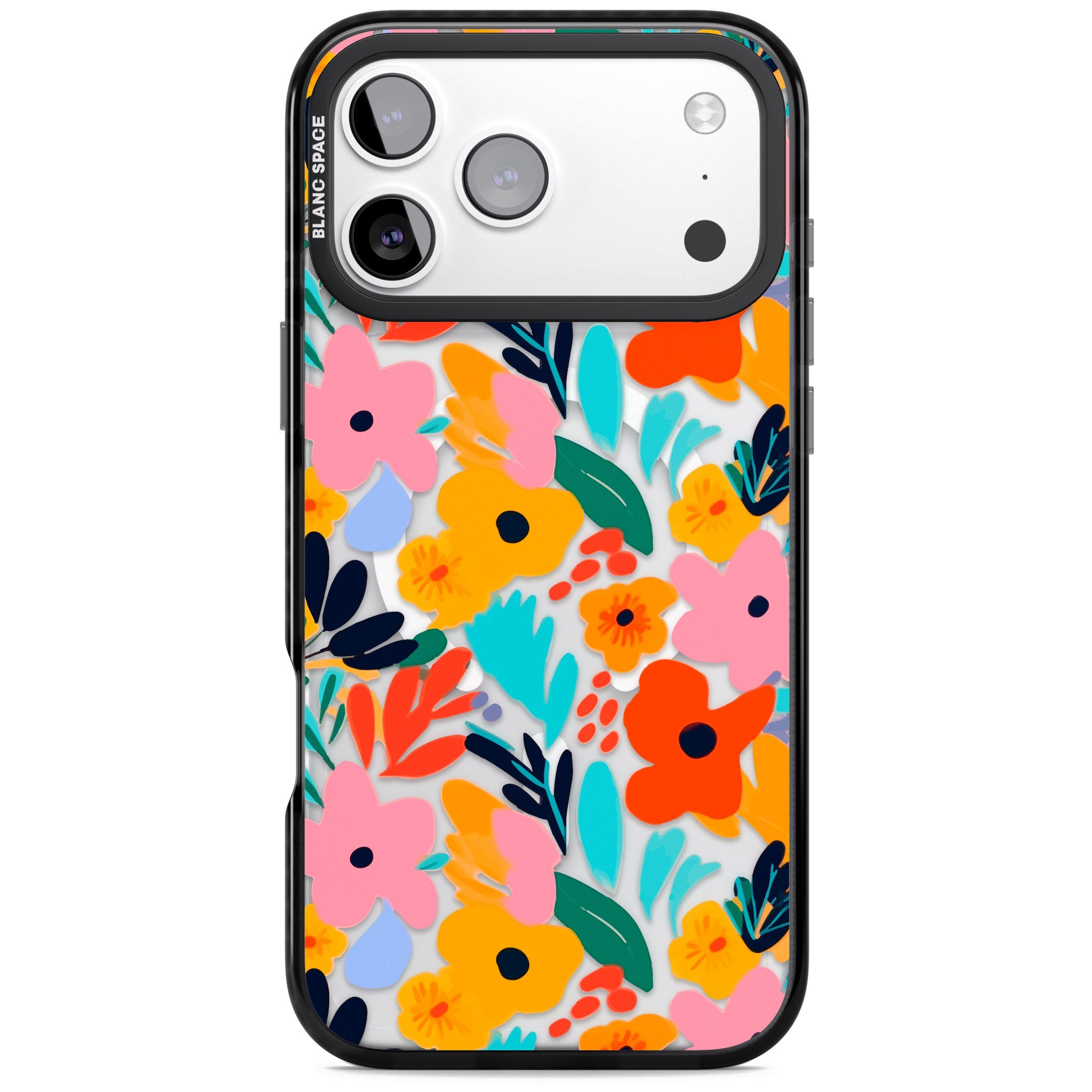 Floral Fiesta iPhone 17 Pro Impact Pro Black Phone Case