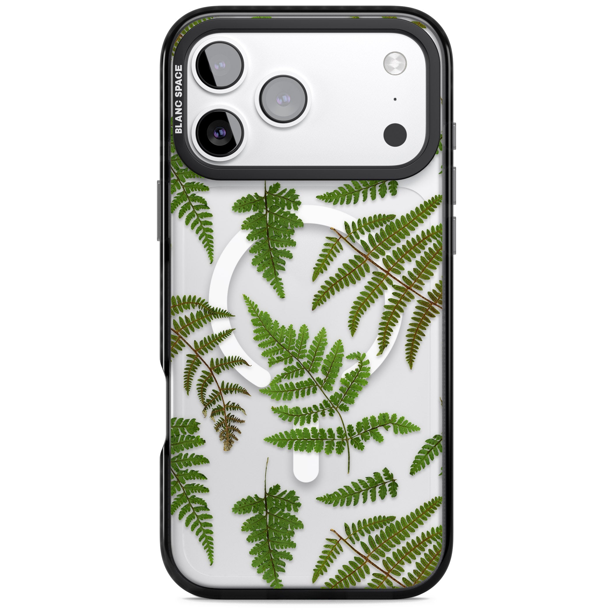 Leafy Ferns iPhone 17 Pro Impact Pro Black Phone Case