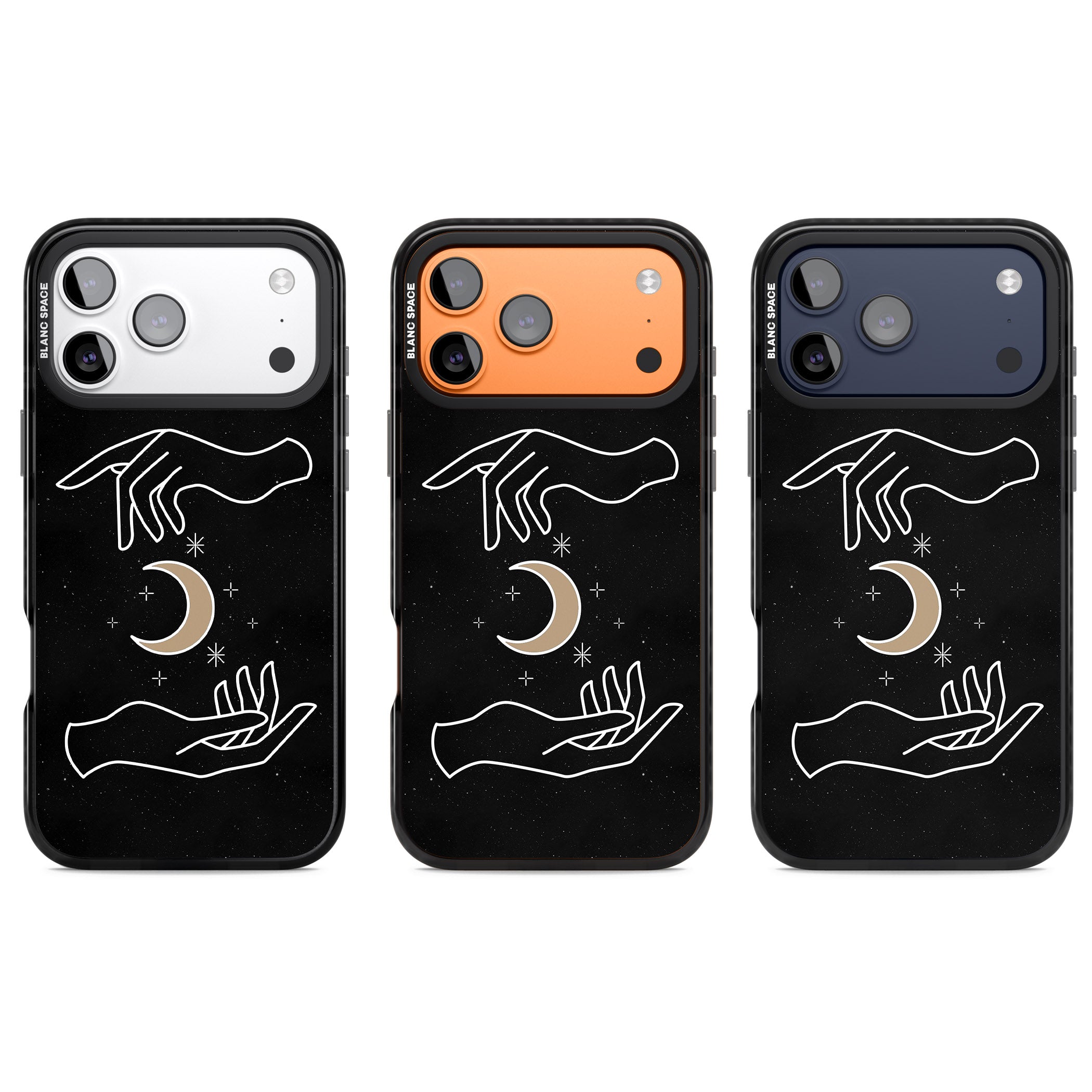 Cosmic Hands iPhone 17 Pro Impact Pro Black Phone Case APT Impact Protection