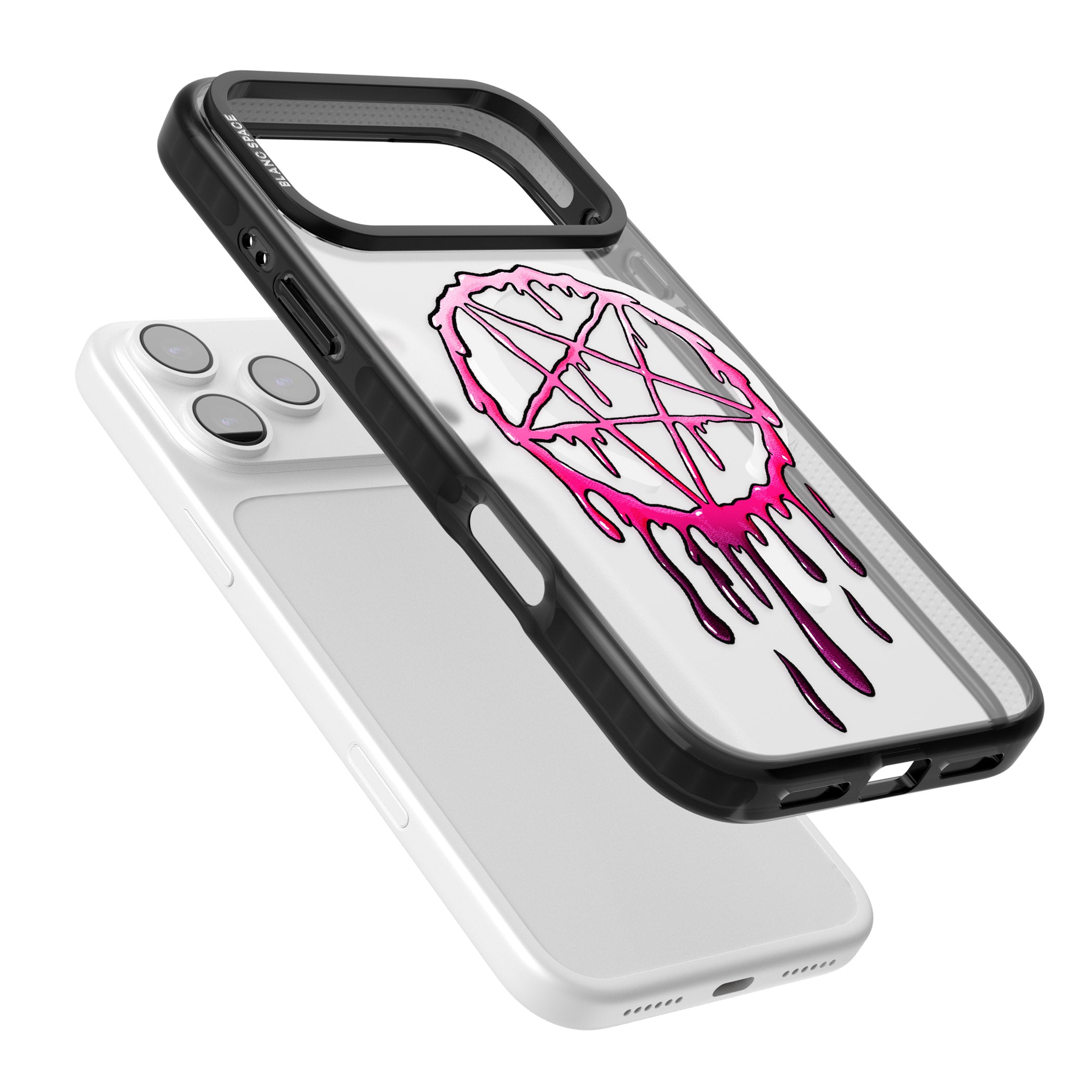 Pentagram Of Blood iPhone 17 Pro Impact Pro Black Phone Case Colours