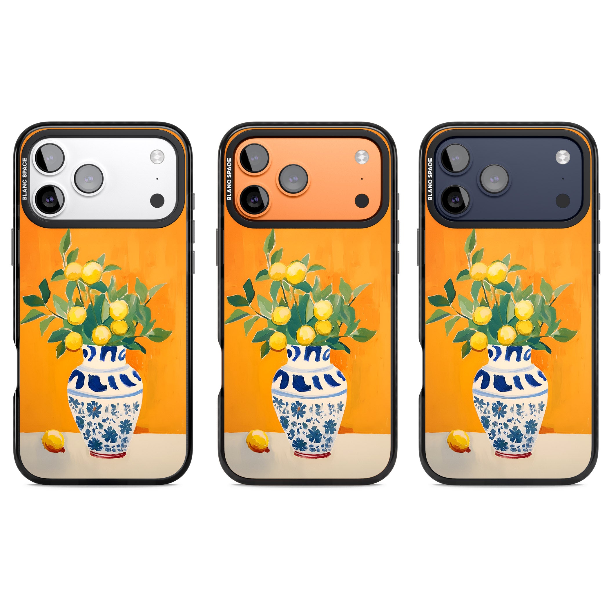 Lemon Vase iPhone 17 Pro Impact Pro Black Phone Case APT Impact Protection