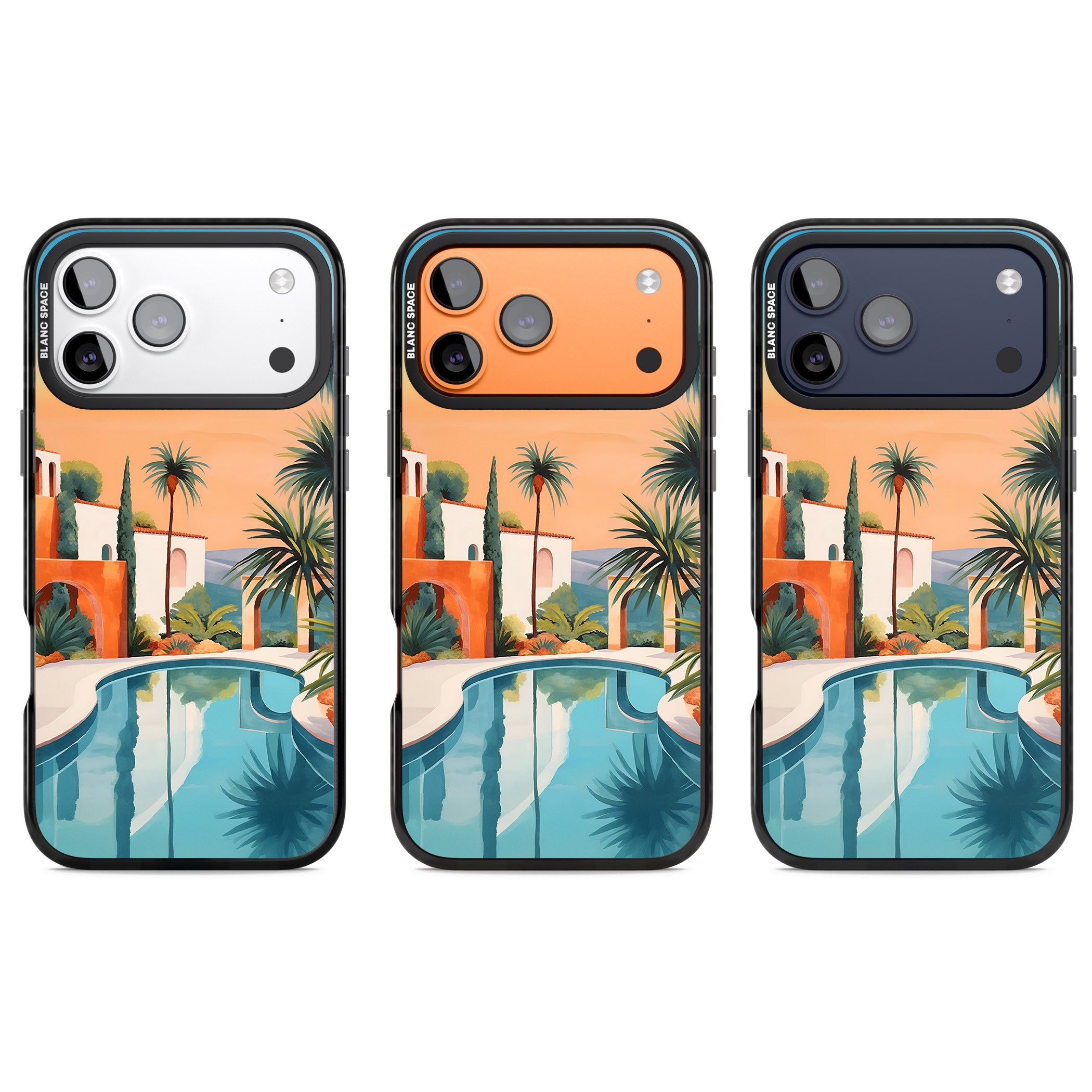 Villa Sunset iPhone 17 Pro Impact Pro Black Phone Case APT Impact Protection