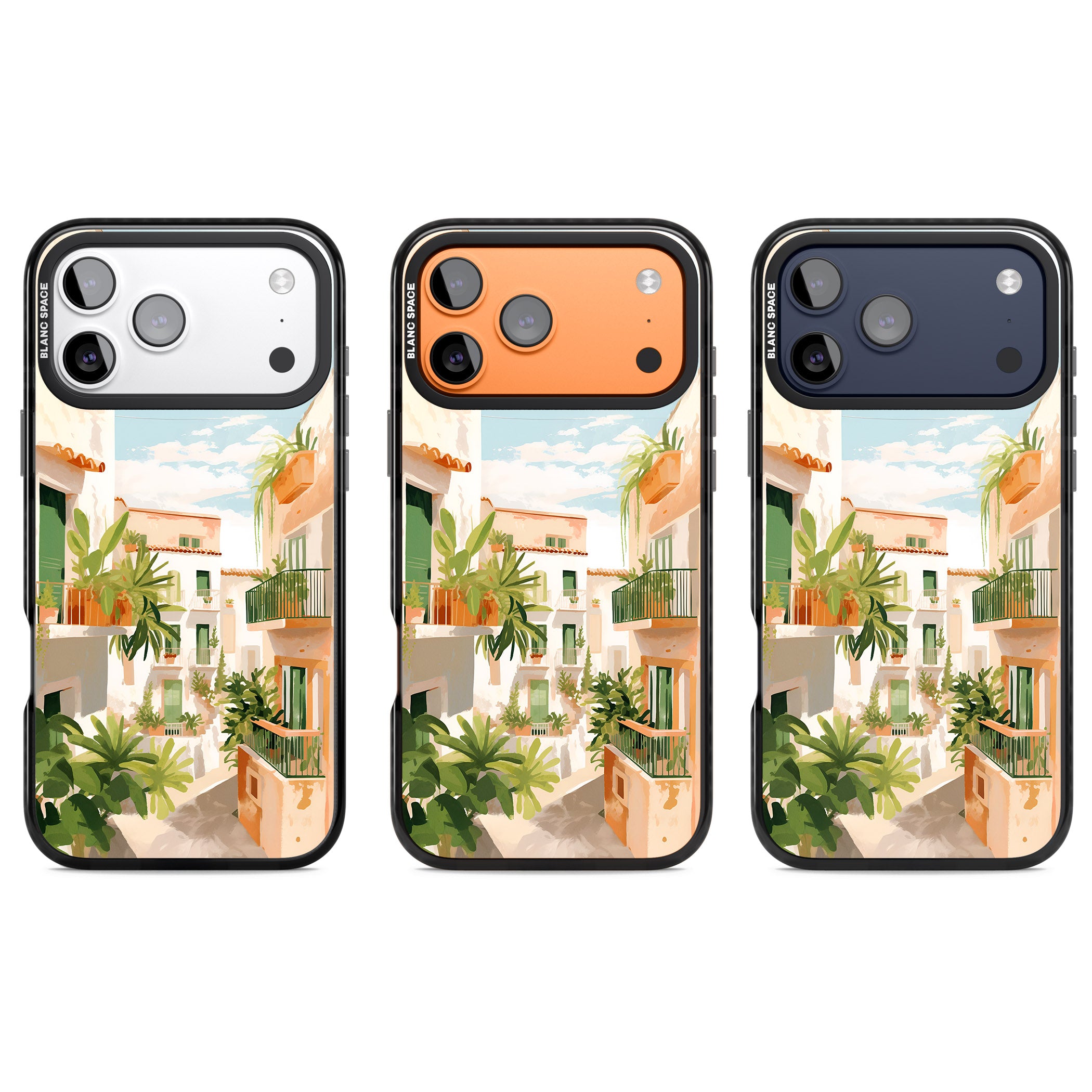 Tuscan Balconies iPhone 17 Pro Impact Pro Black Phone Case APT Impact Protection