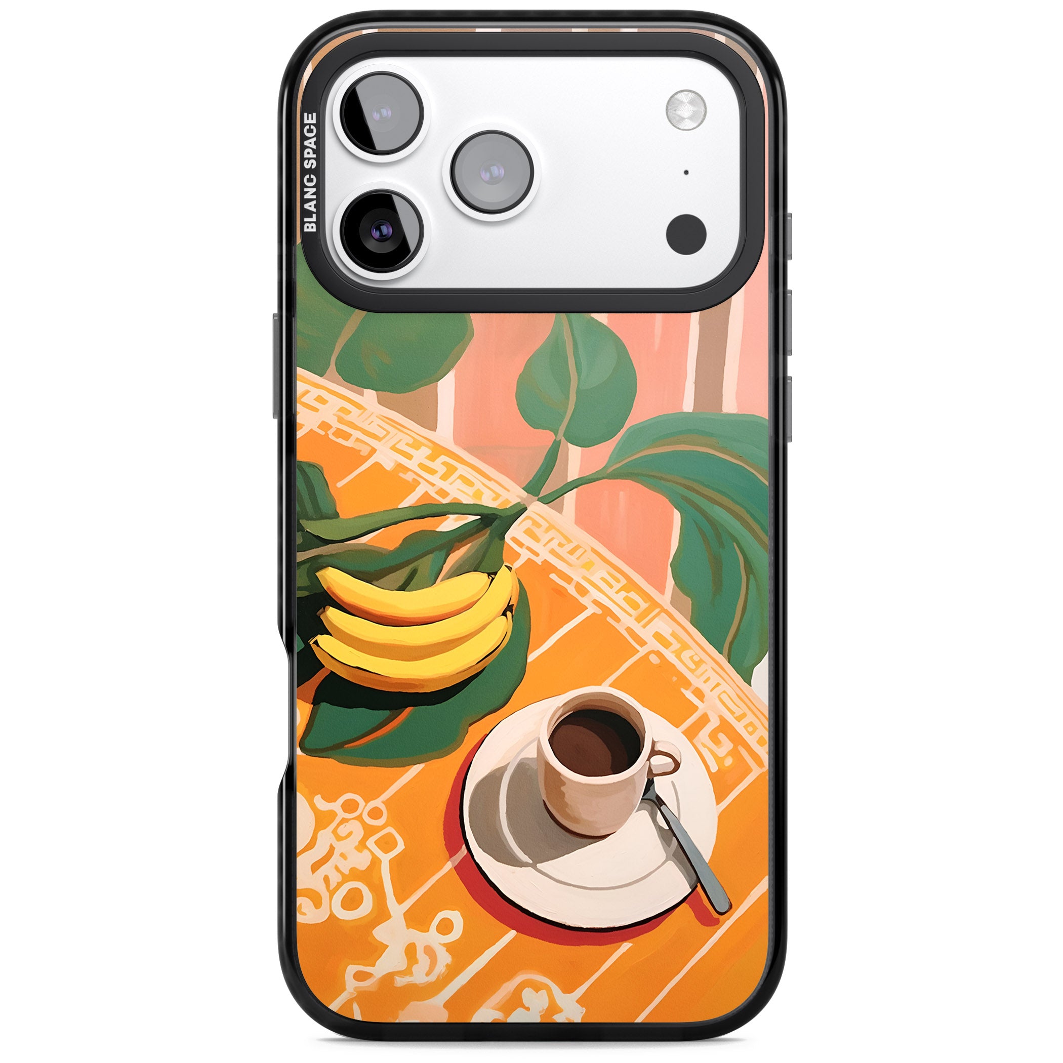 Mediterranean Breakfast iPhone 17 Pro Impact Pro Black Phone Case