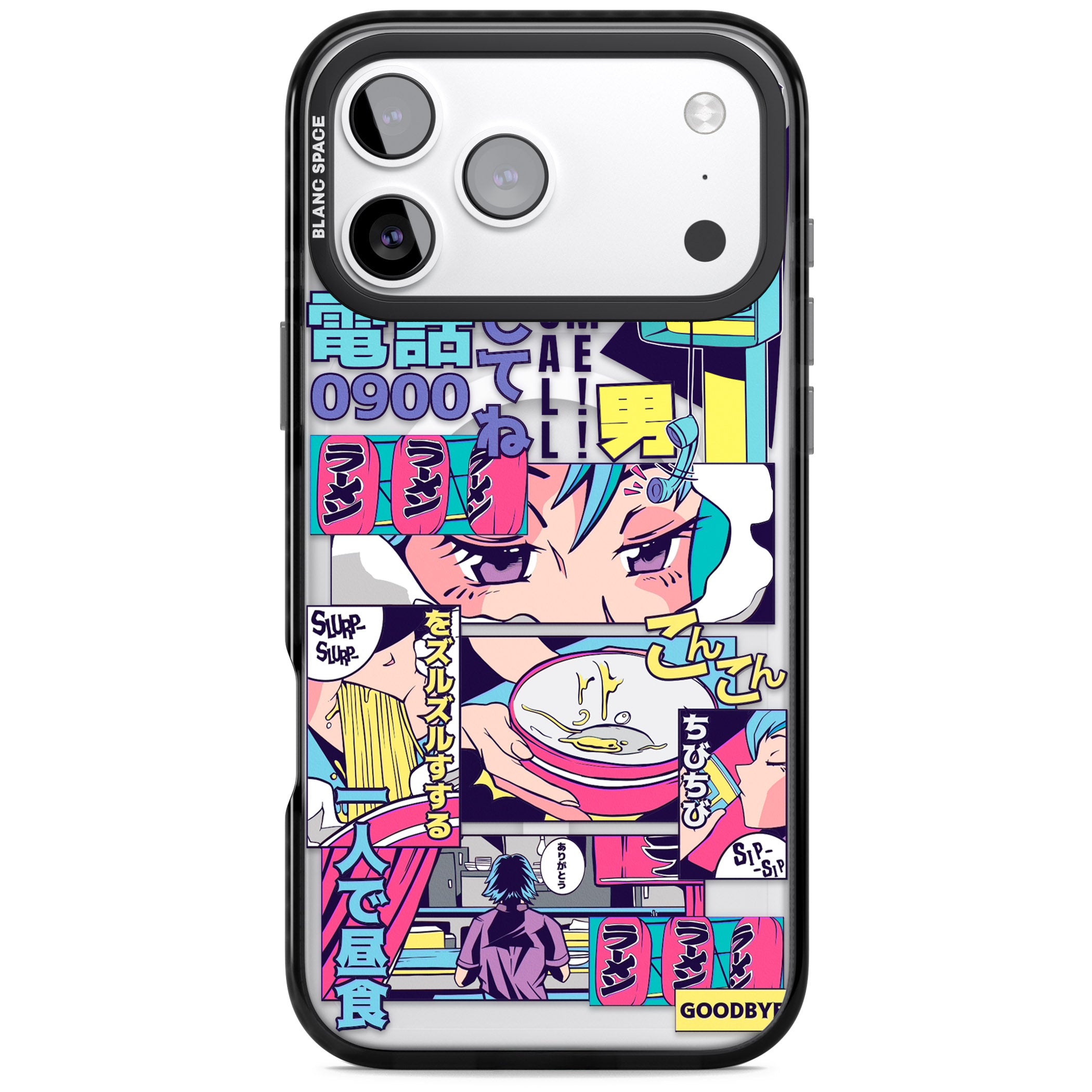 Vibrant Anime Comic iPhone 17 Pro Impact Pro Black Phone Case