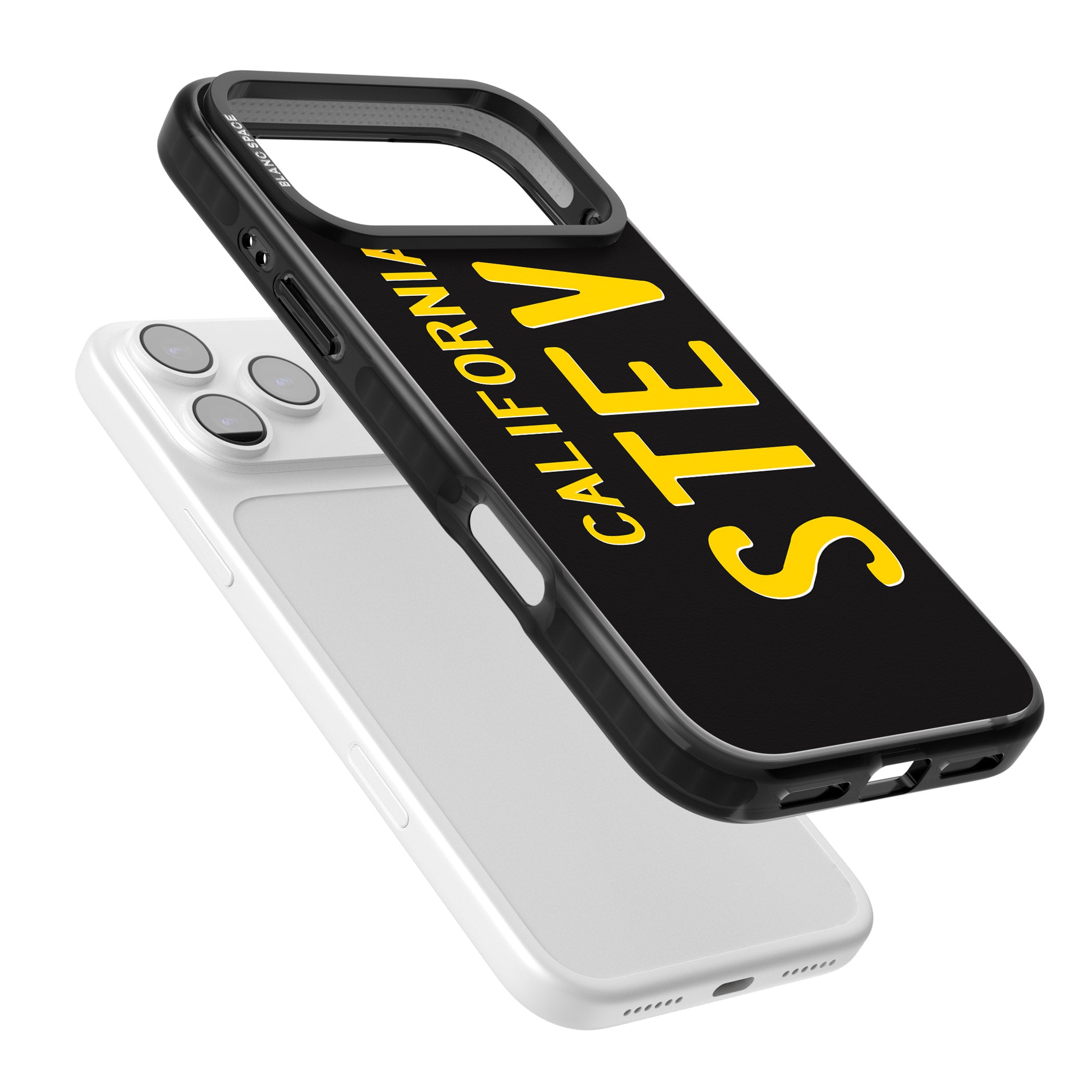 Personalised Vintage California License Plate iPhone 17 Pro Impact Pro Black Phone Case Colours