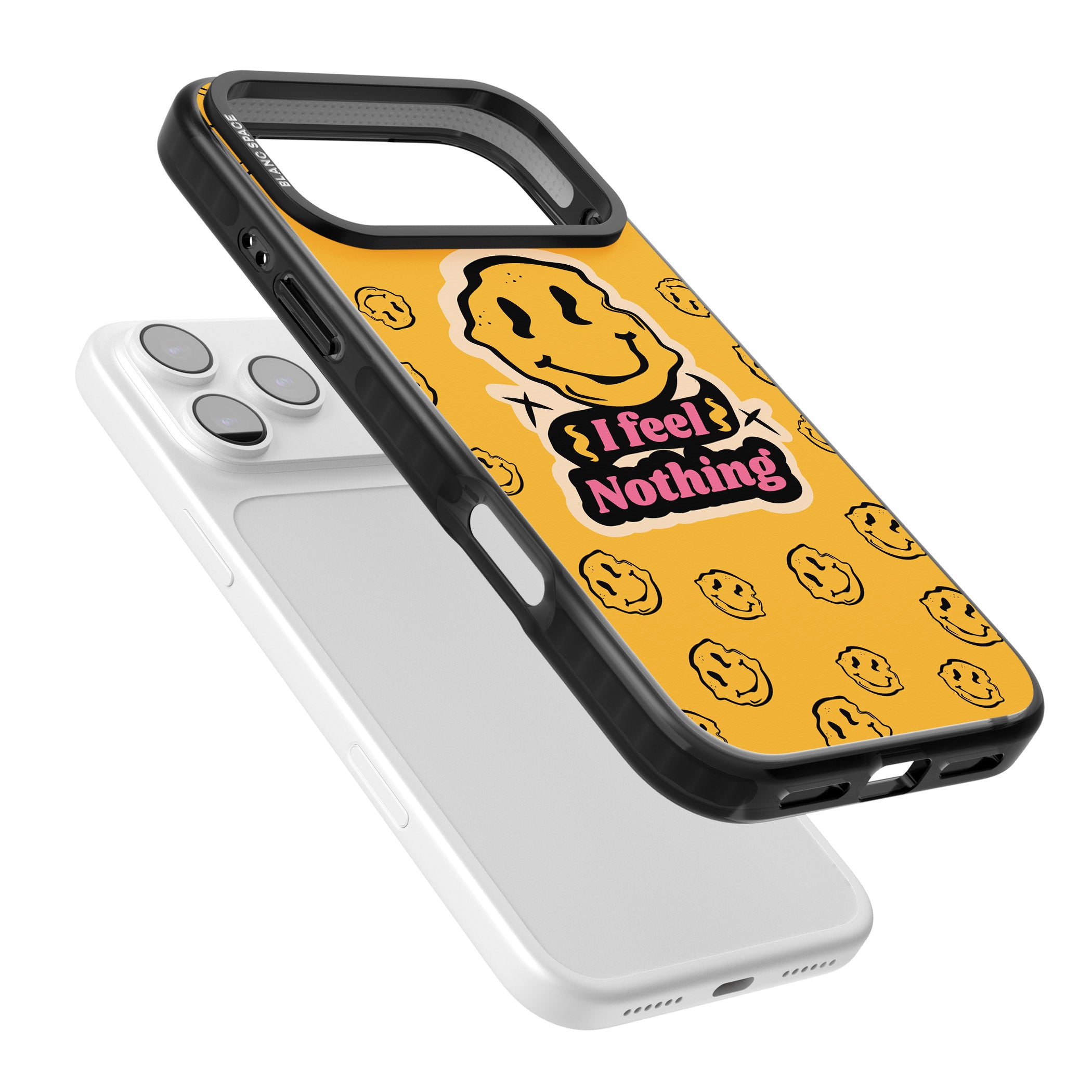 I Feel Nothing iPhone 17 Pro Impact Pro Black Phone Case Colours