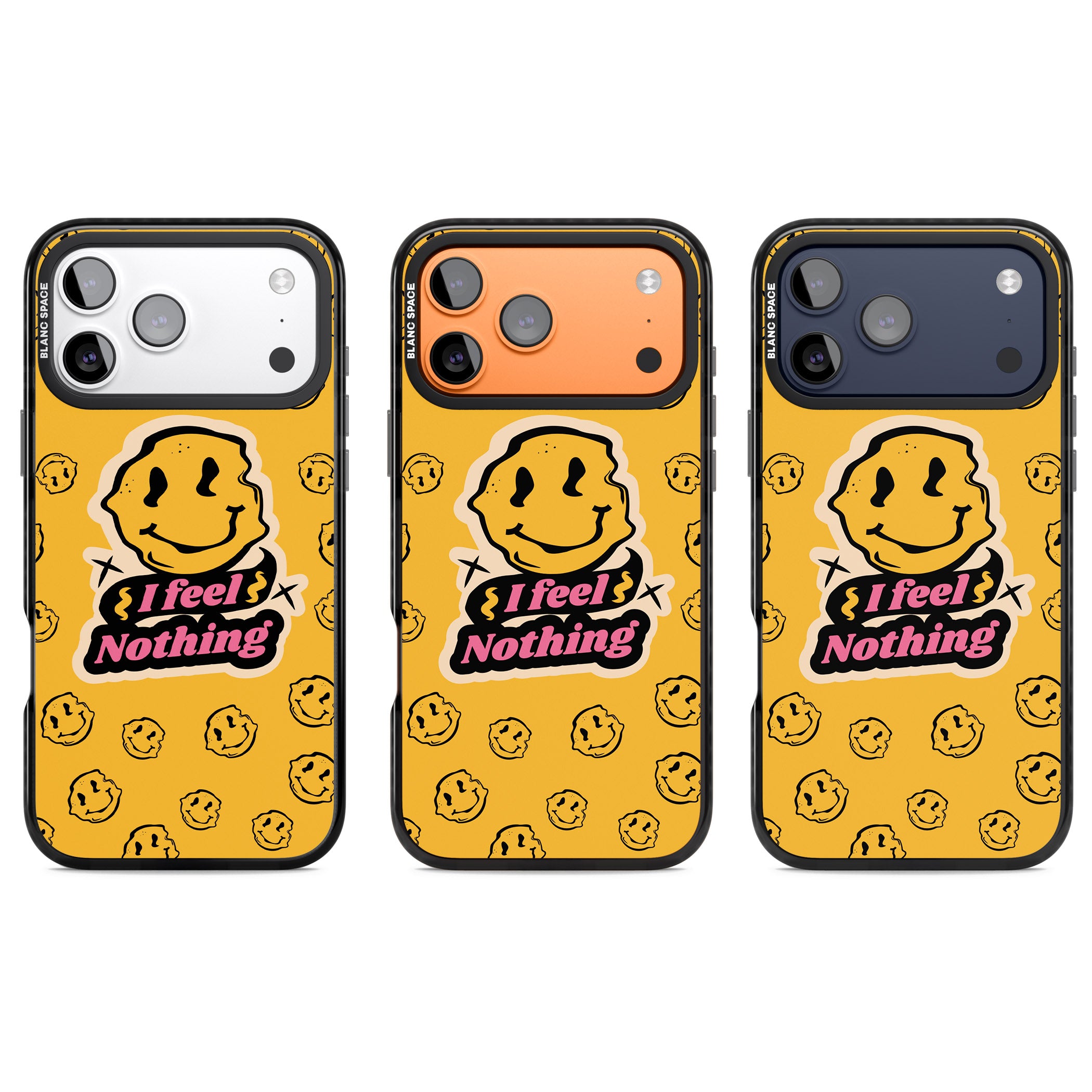 I Feel Nothing iPhone 17 Pro Impact Pro Black Phone Case APT Impact Protection