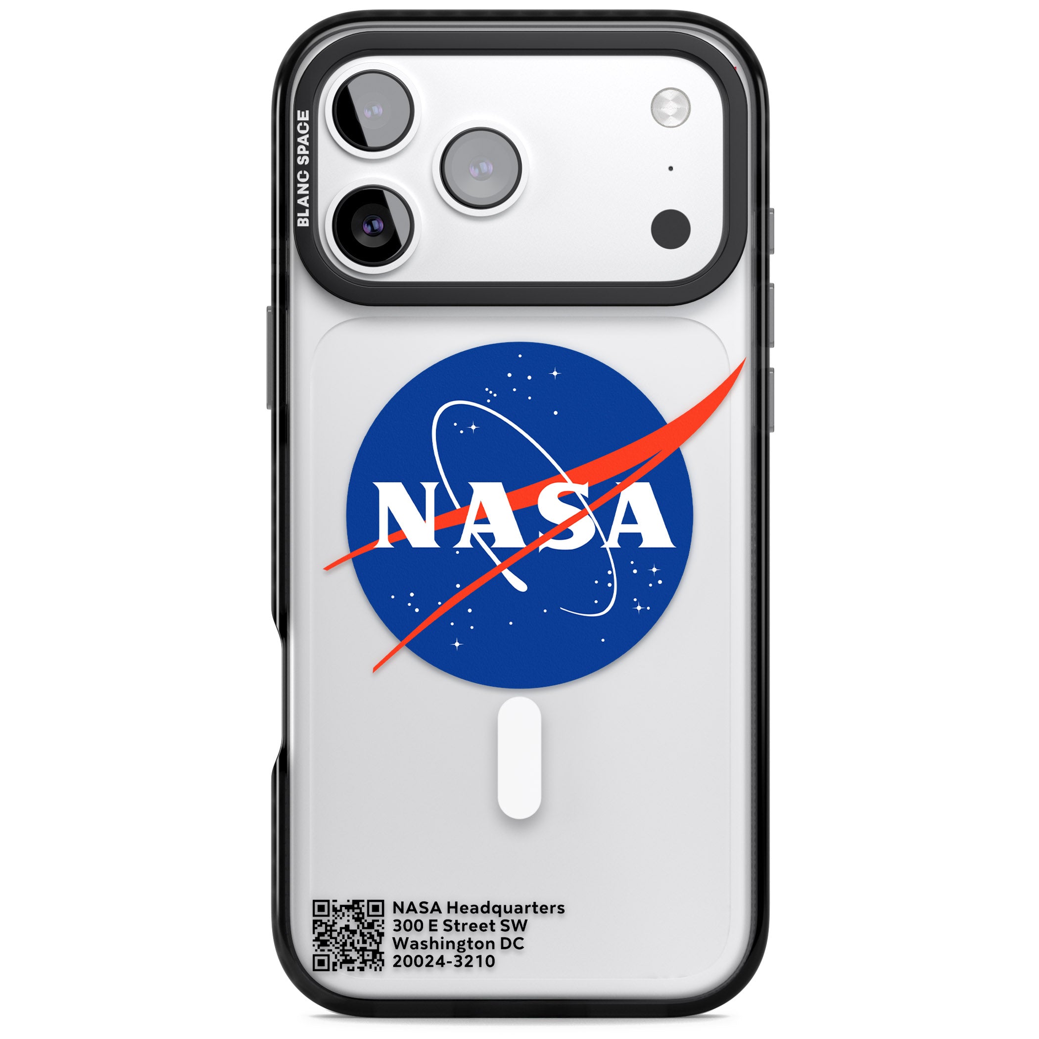 Nasa Meatball iPhone 17 Pro Impact Pro Black Phone Case