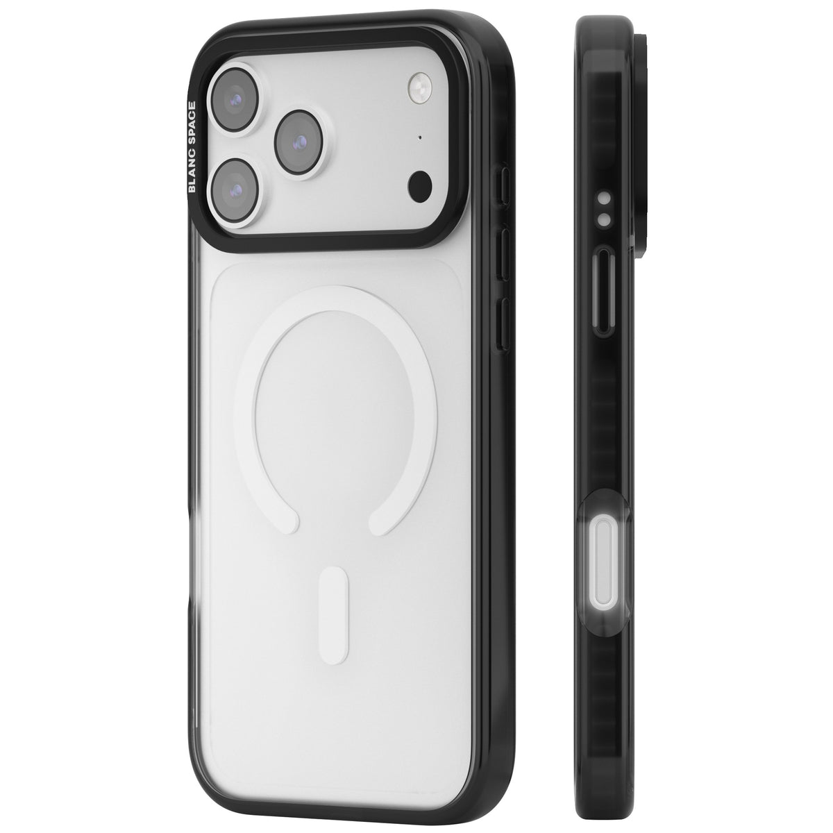 Magsafe Black Clear Impact iPhone 17 Pro Max Impact Pro Black Phone Case side