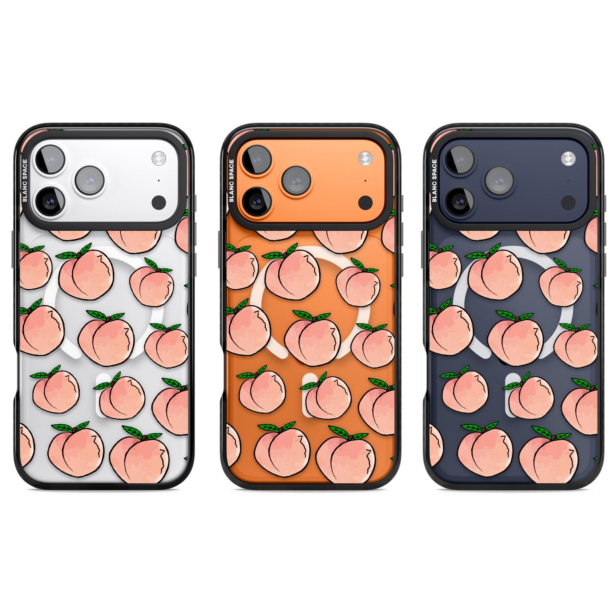 Peachy Picnic iPhone 17 Pro Impact Pro Black Phone Case APT Impact Protection