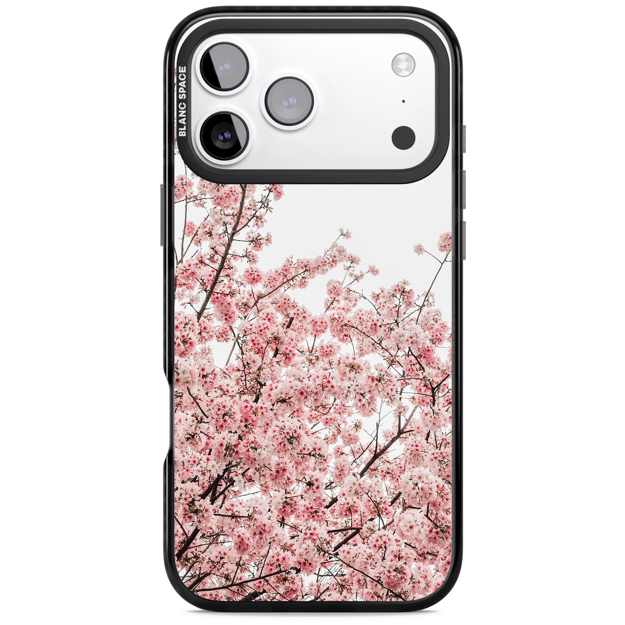 Cherry Blossom Bloom iPhone 17 Pro Impact Pro Black Phone Case