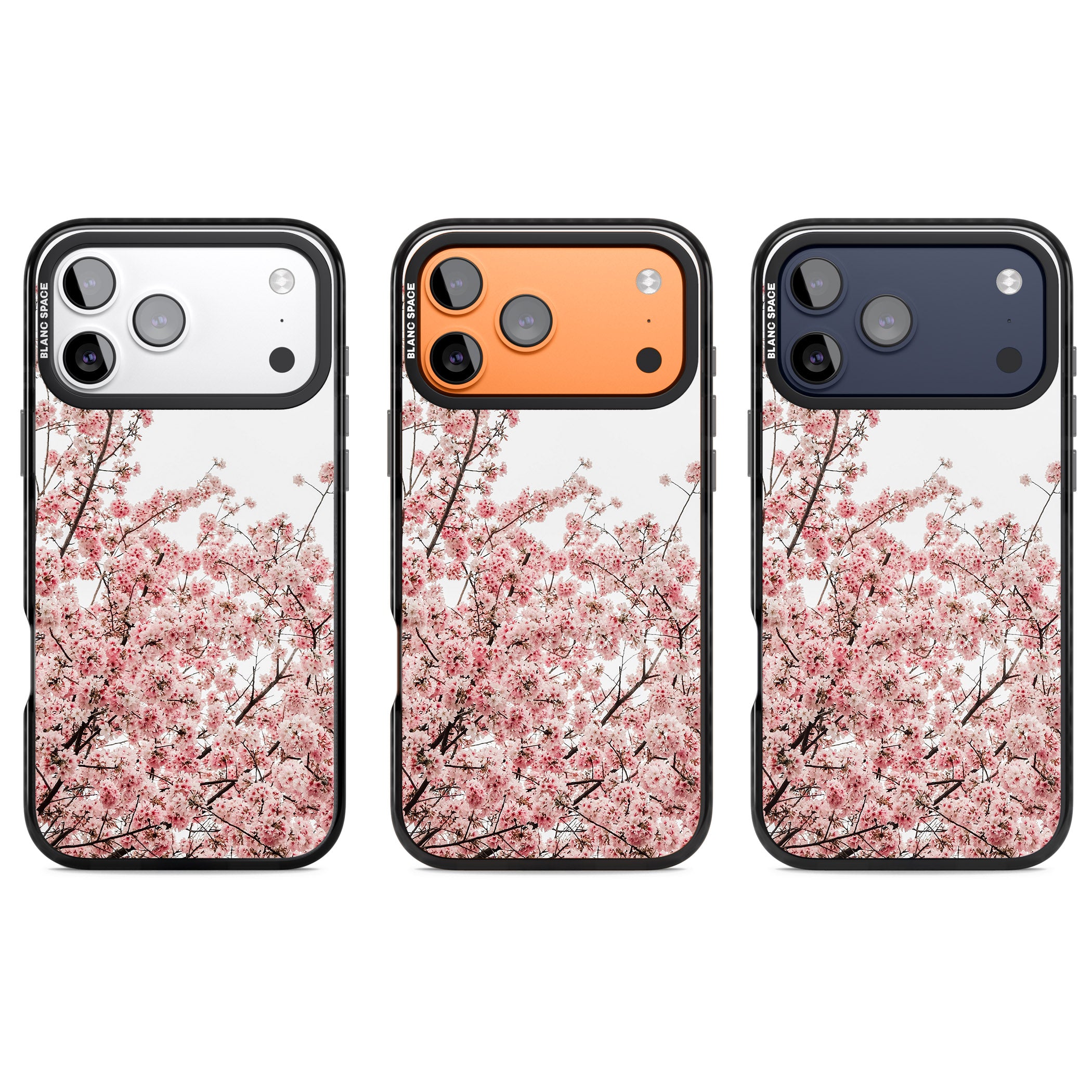 Cherry Blossom Bloom iPhone 17 Pro Impact Pro Black Phone Case APT Impact Protection