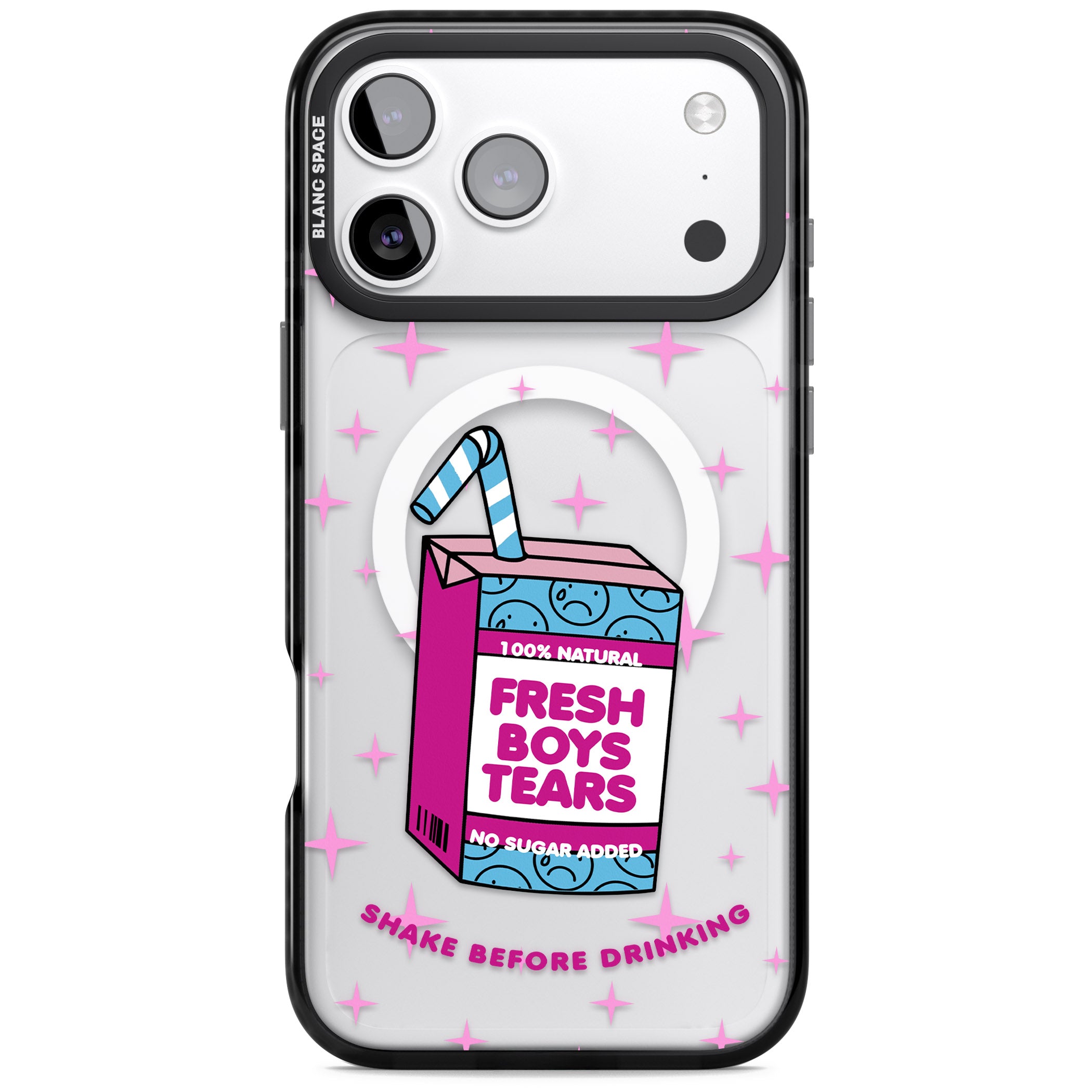 Boy Tears iPhone 17 Pro Impact Pro Black Phone Case