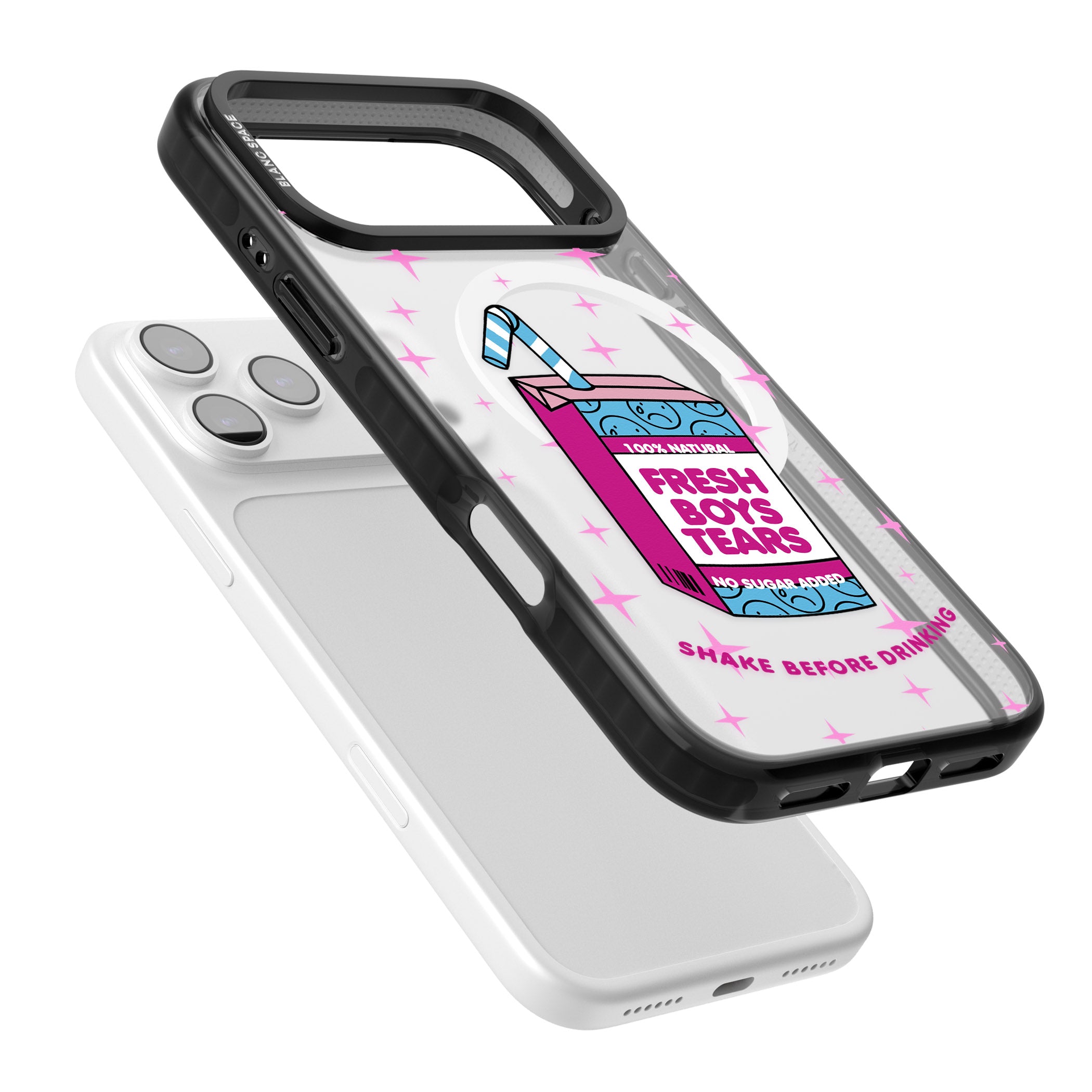 Boy Tears iPhone 17 Pro Impact Pro Black Phone Case Colours