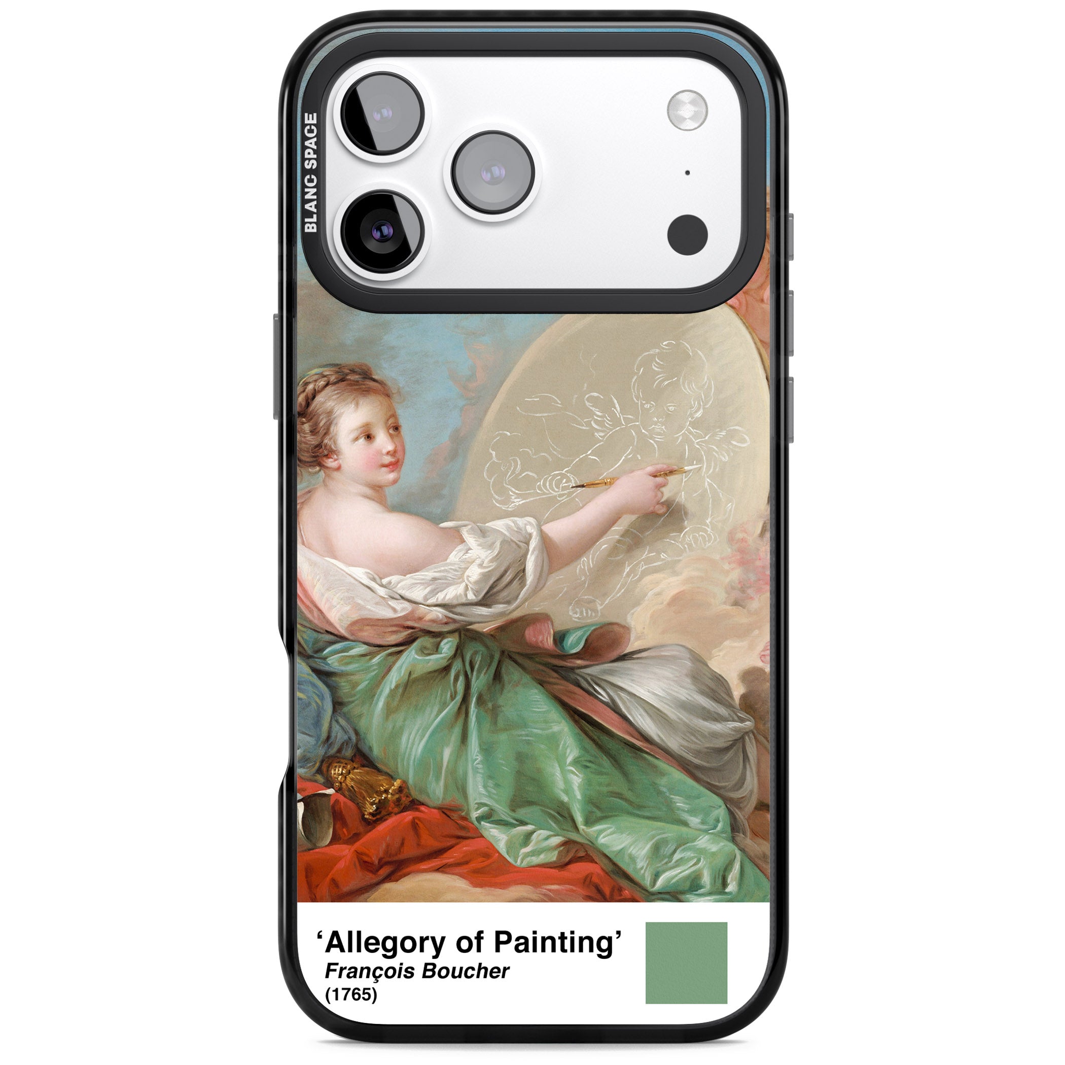 Allegory Of Painting iPhone 17 Pro Impact Pro Black Phone Case
