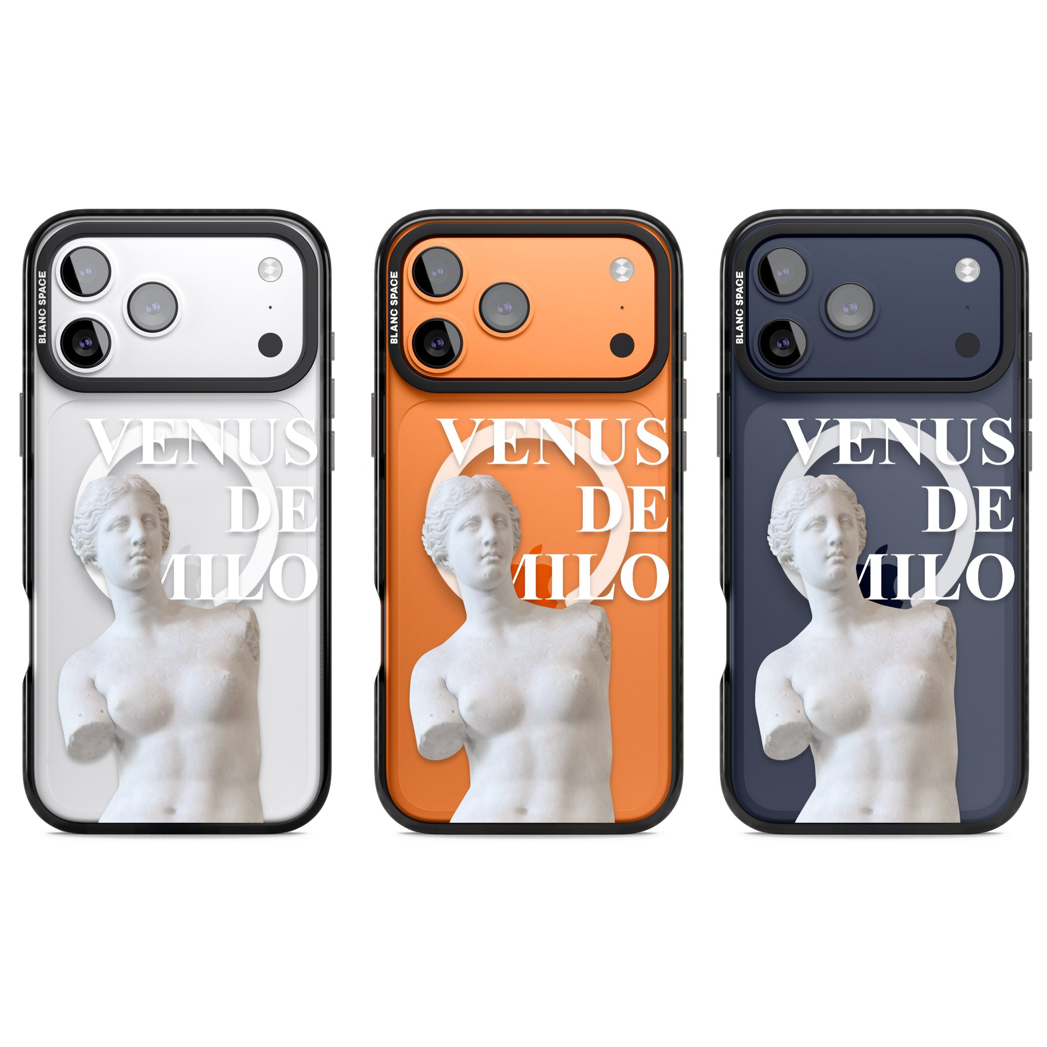 Venus De Milo Cutout iPhone 17 Pro Impact Pro Black Phone Case APT Impact Protection