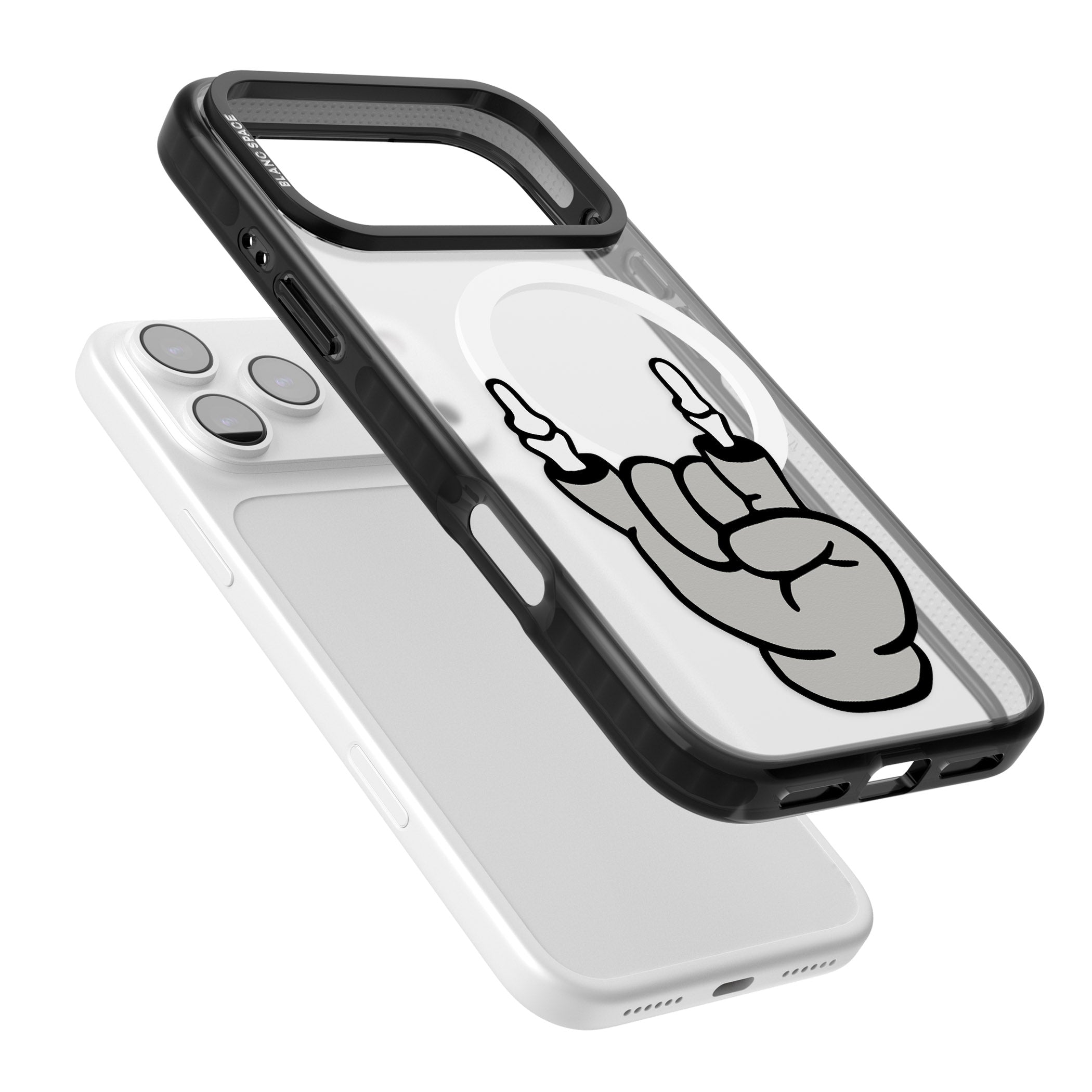 Rock 'Til You Drop iPhone 17 Pro Impact Pro Black Phone Case Colours