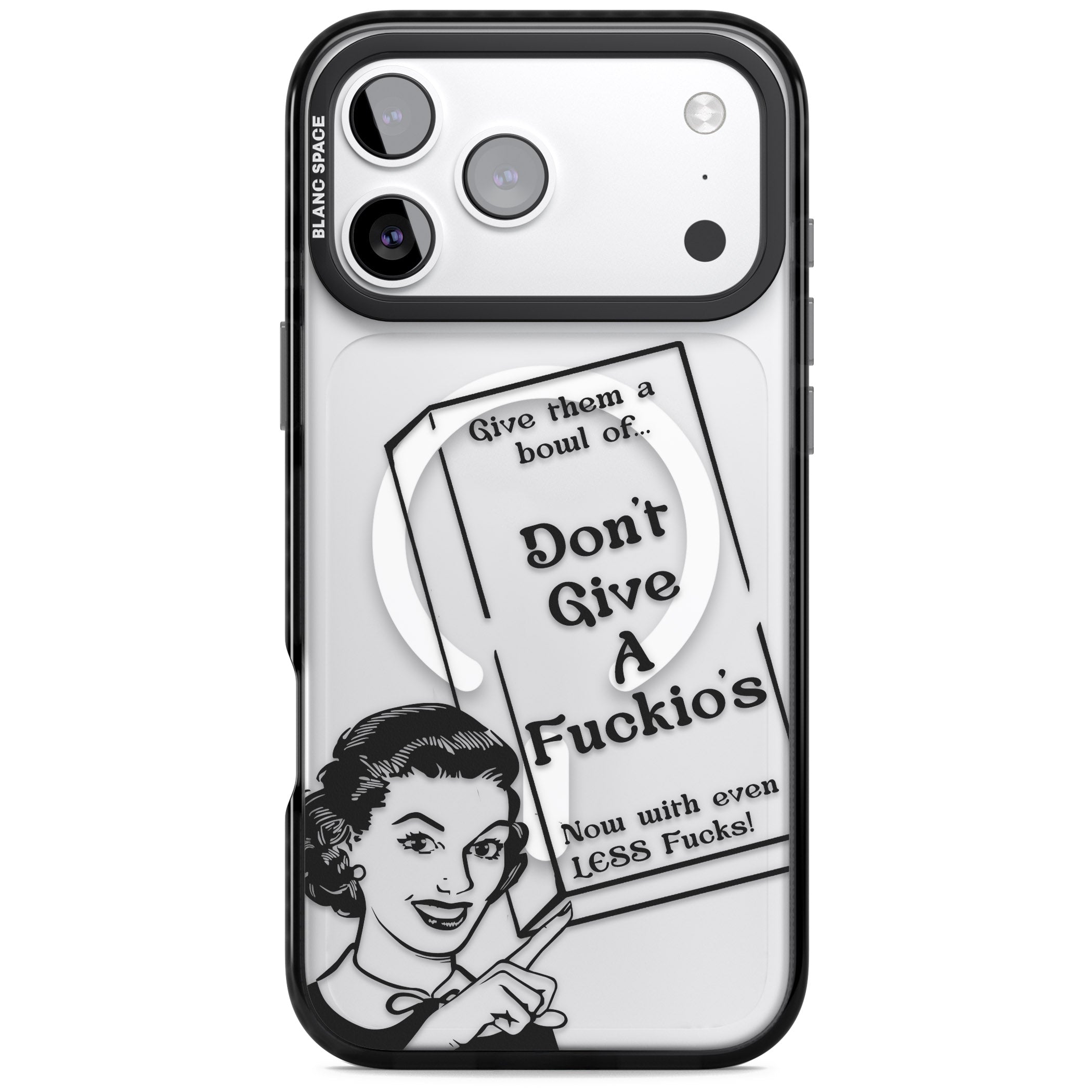 Dont Give A F Ckios Cereal iPhone 17 Pro Impact Pro Black Phone Case