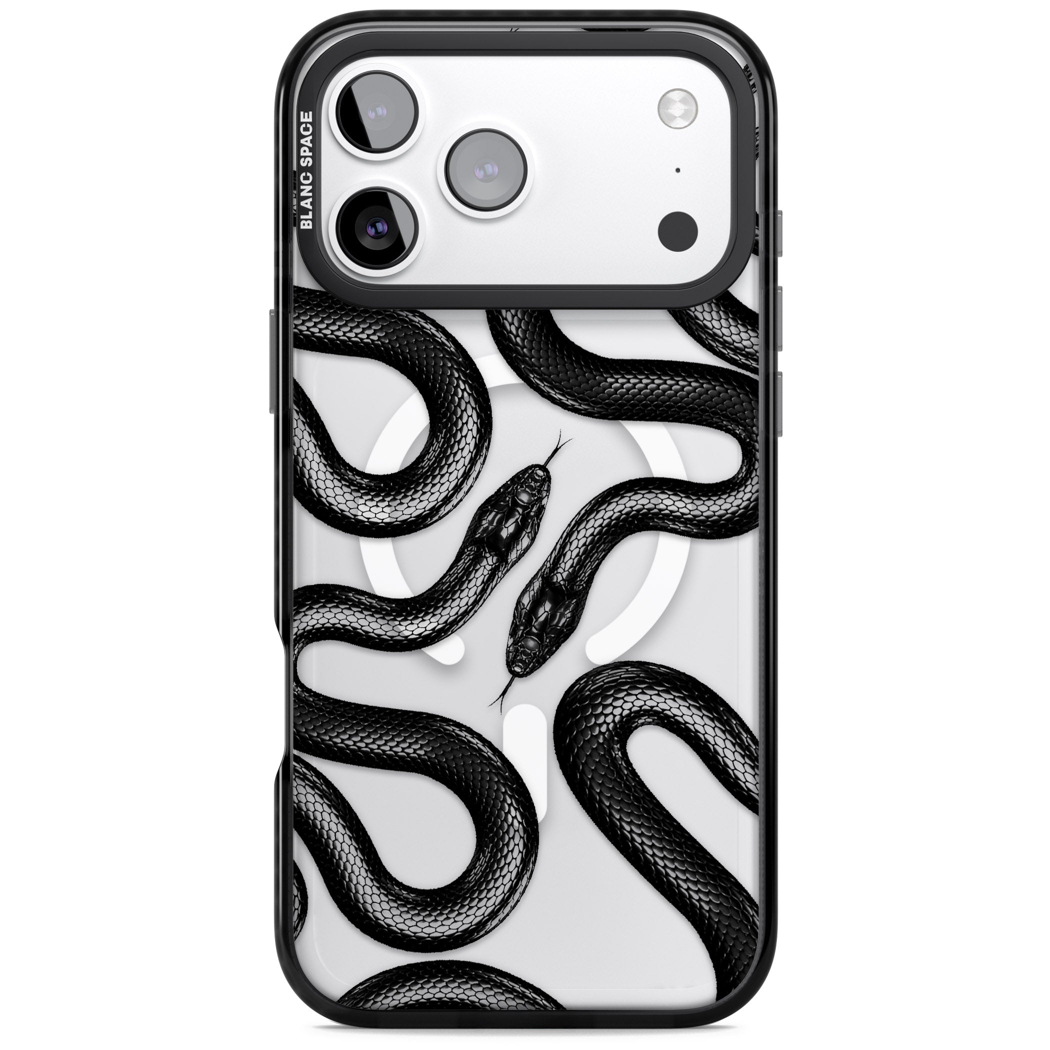 Black Kingsnake iPhone 17 Pro Impact Pro Black Phone Case