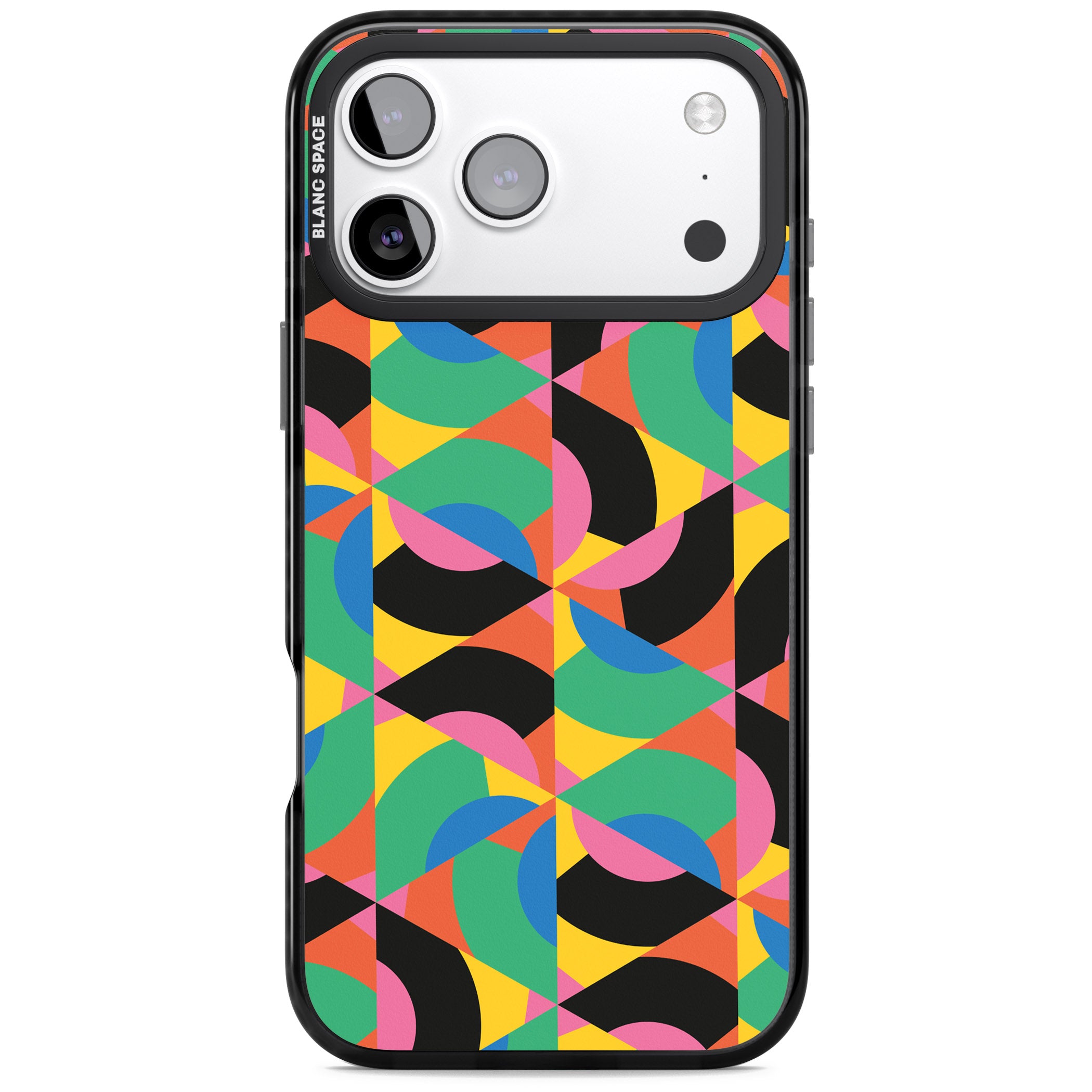 Abstract Carnival iPhone 17 Pro Impact Pro Black Phone Case
