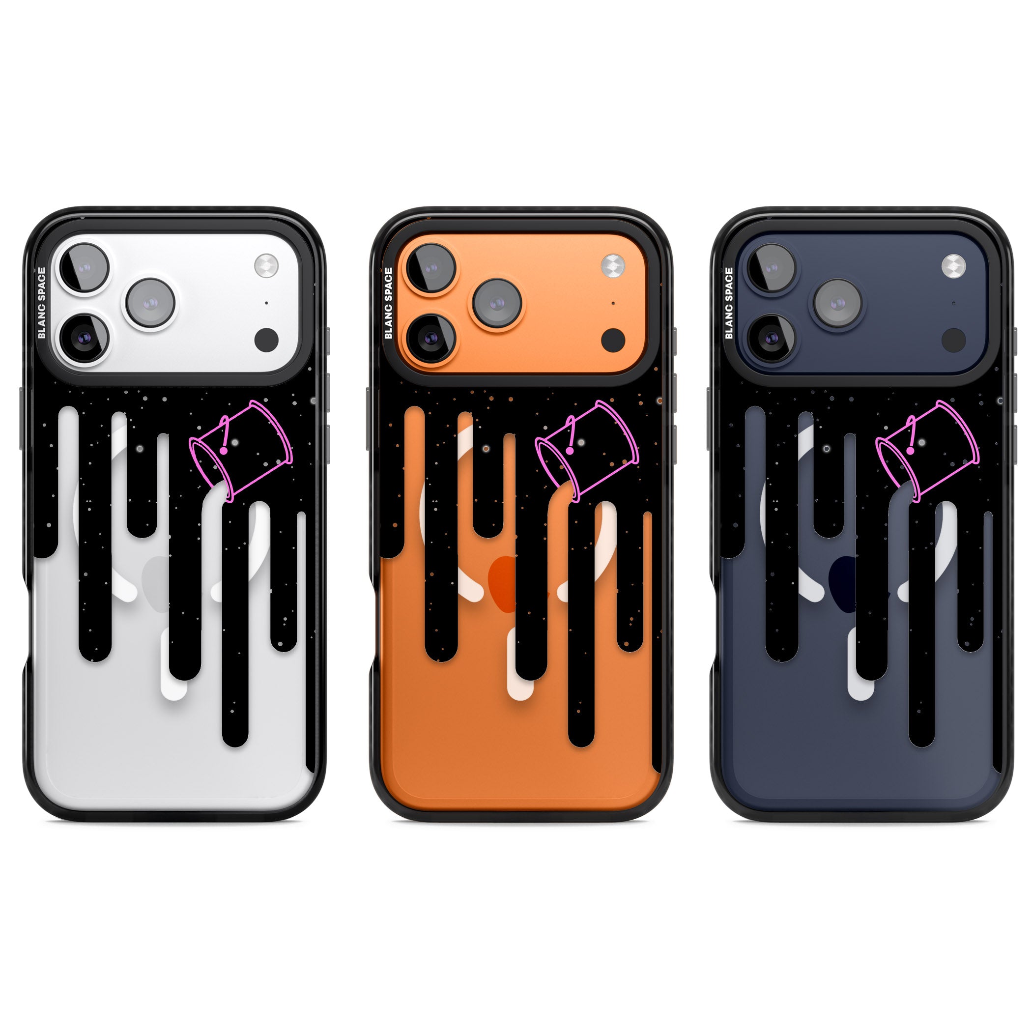 Cosmic Drip iPhone 17 Pro Impact Pro Black Phone Case APT Impact Protection