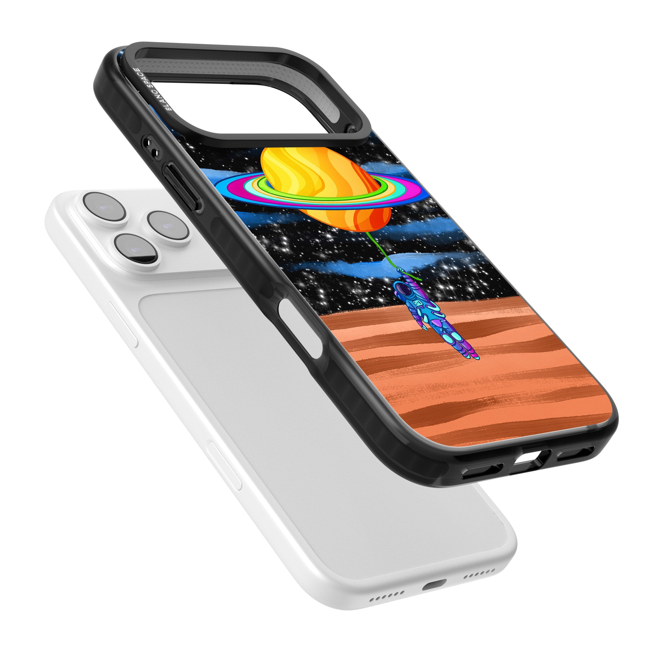 World On Helium iPhone 17 Pro Impact Pro Black Phone Case Colours