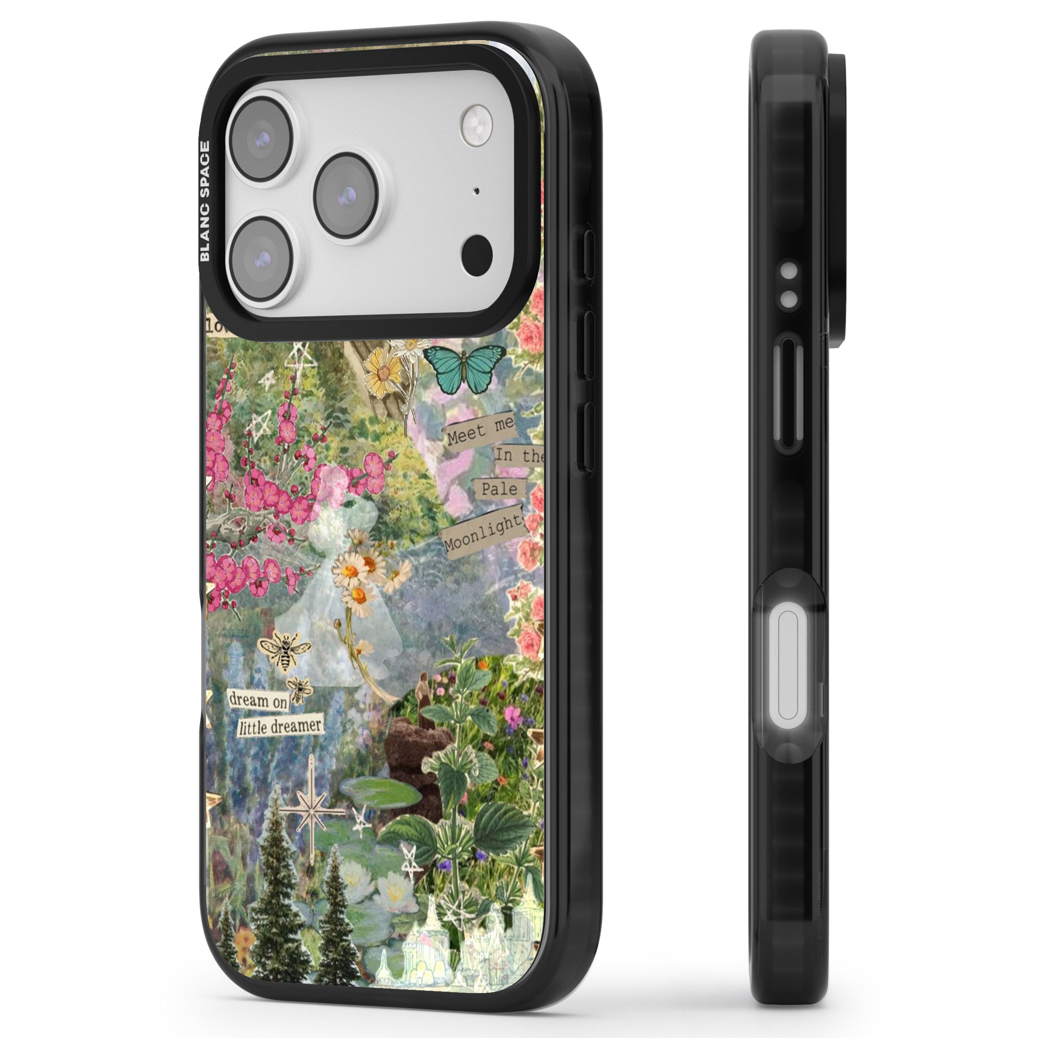 Spring Day iPhone 17 Pro Impact Pro Black Phone Case Side Profile