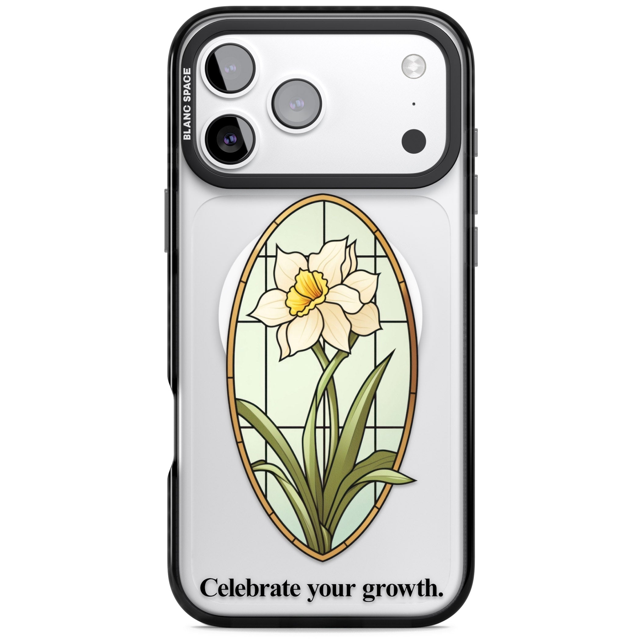 Celebrate Your Growth iPhone 17 Pro Impact Pro Black Phone Case