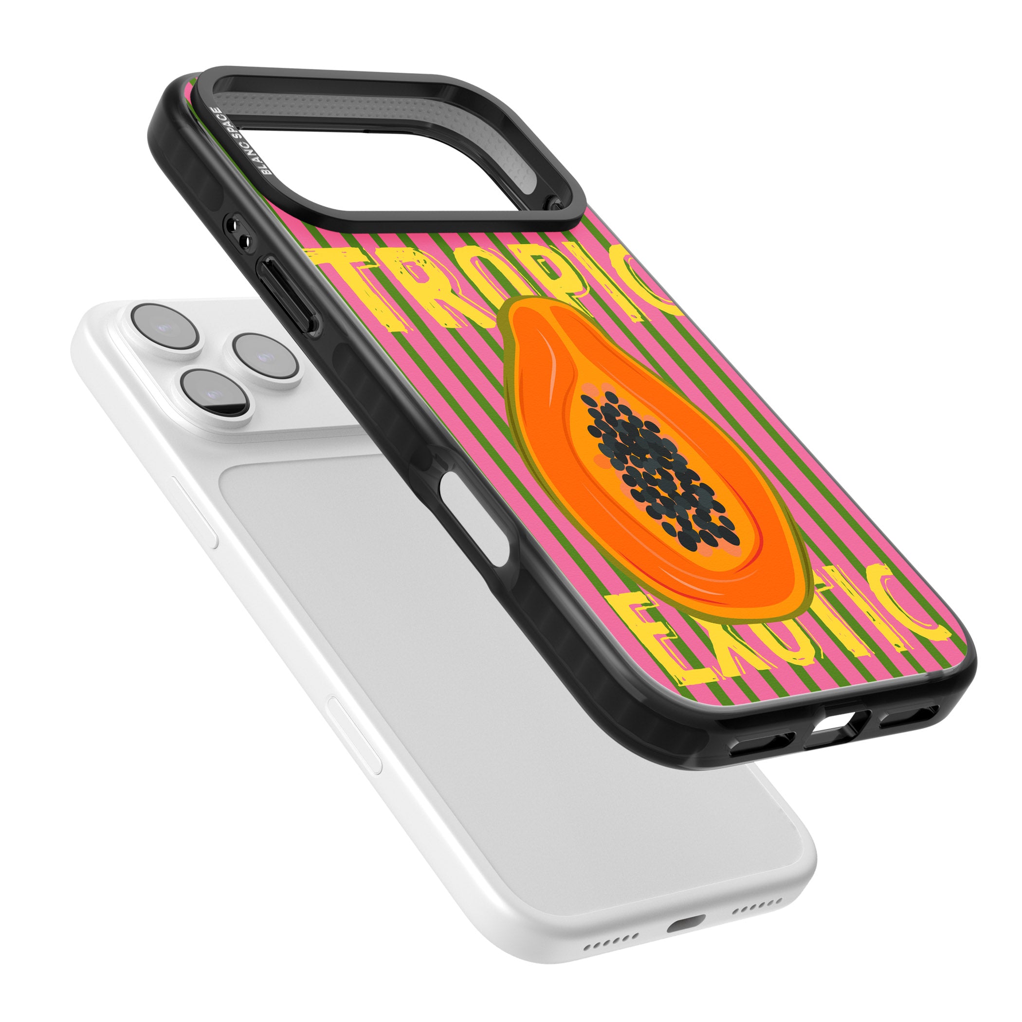 Tropic Exotic iPhone 17 Pro Impact Pro Black Phone Case Colours